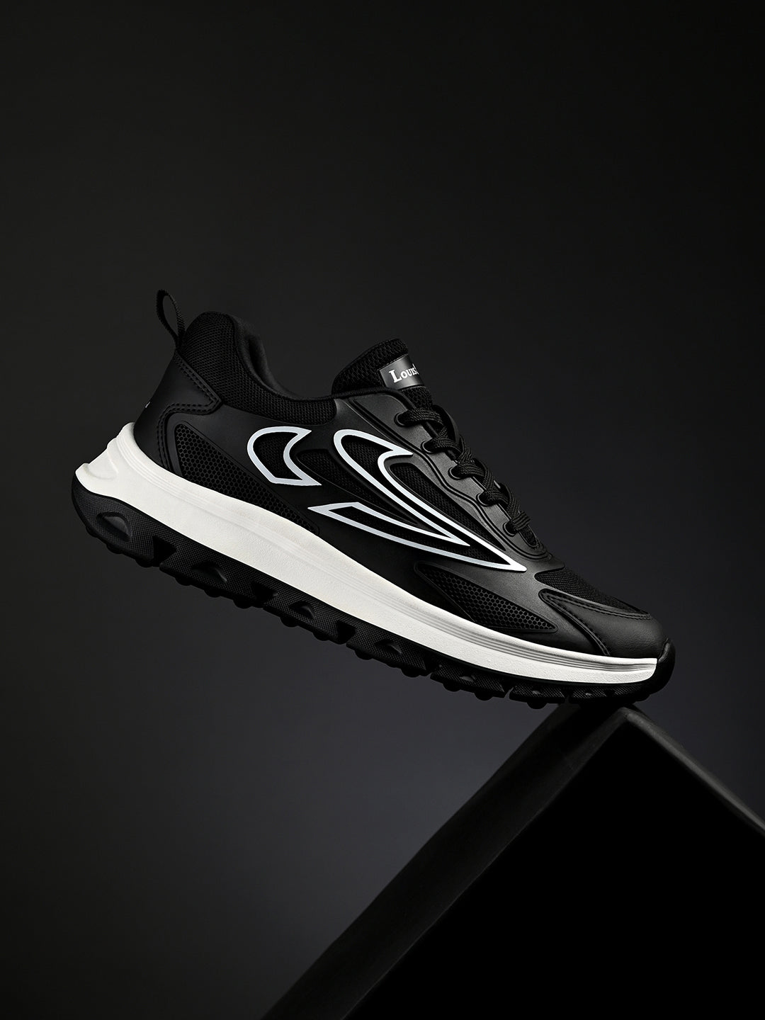 Orca Black Lightweight Athleisure Sport Shoes