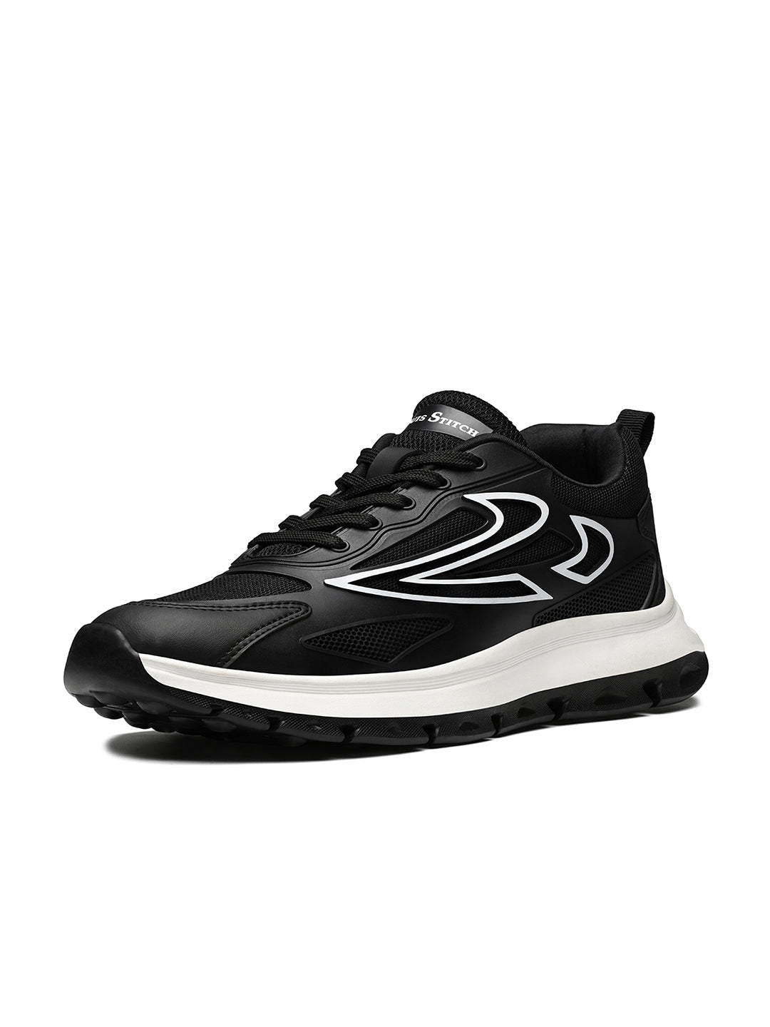 Orca Black Lightweight Athleisure Sport Shoes