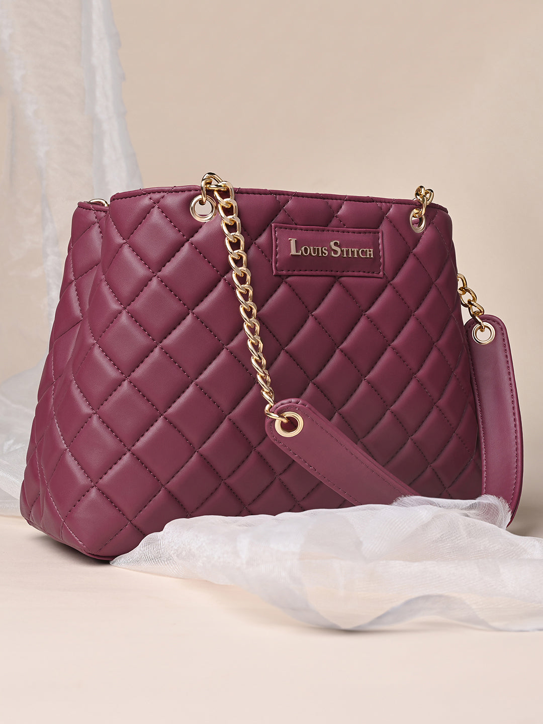 Stylish Cherry Multi Pocket Ladies Satchel Handbag