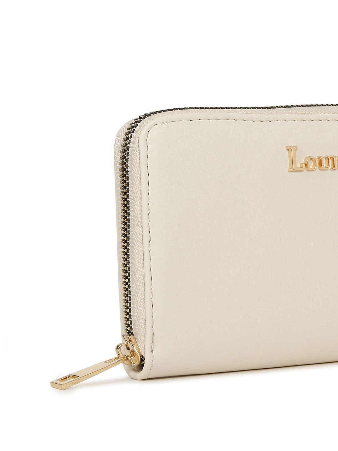 Stylish White Clutch Hand Purse for Women with Zipper Closure