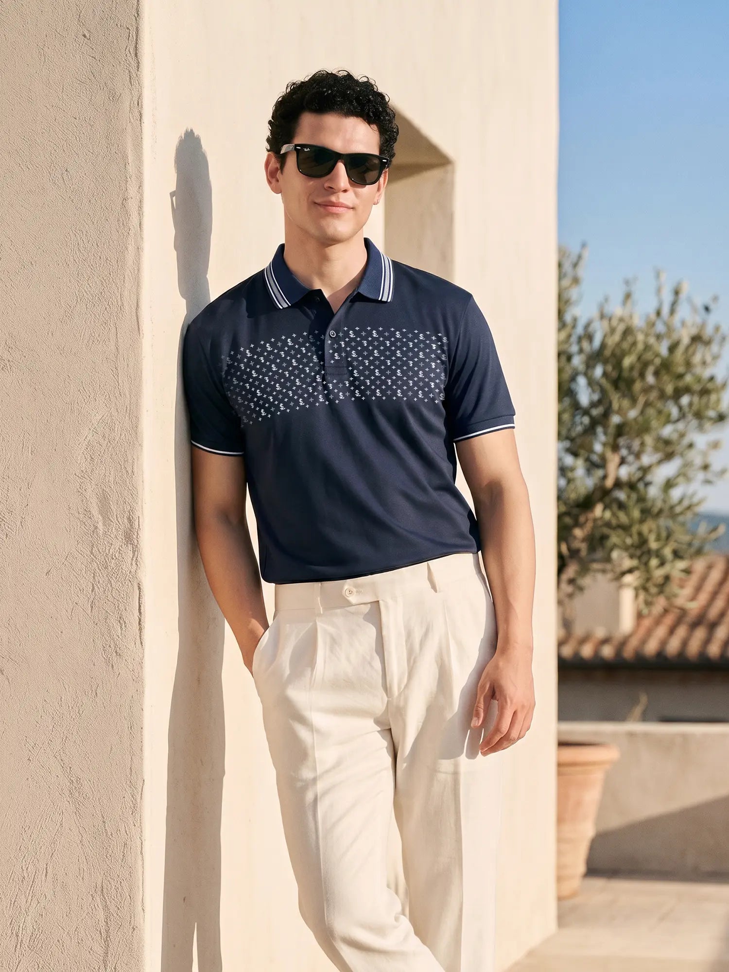 Signature Regular Fit Prestige Navy Polo T-shirt
