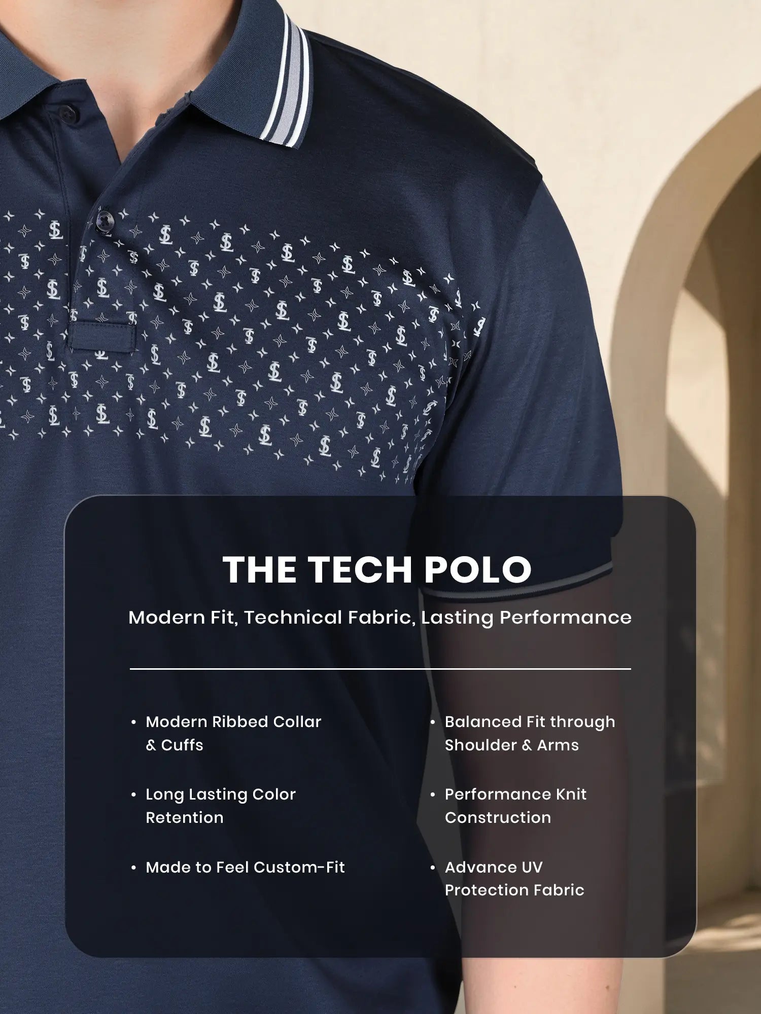 Signature Regular Fit Prestige Navy Polo T-shirt