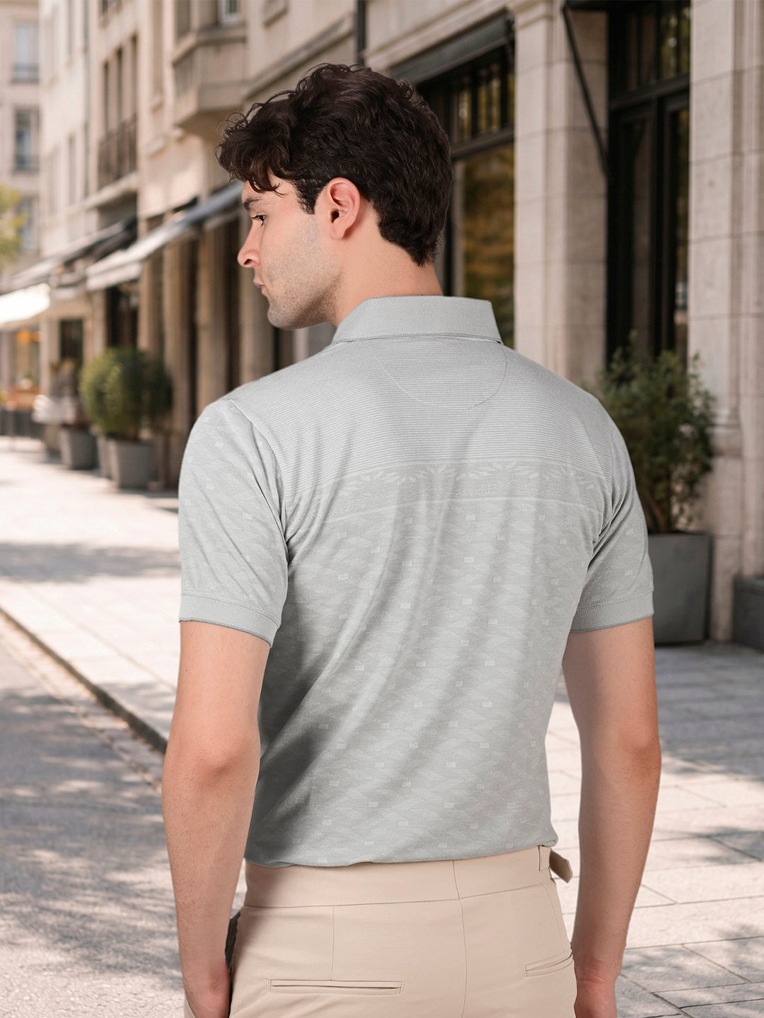 Classic Regular Fit Pastel Green Polo T-shirt