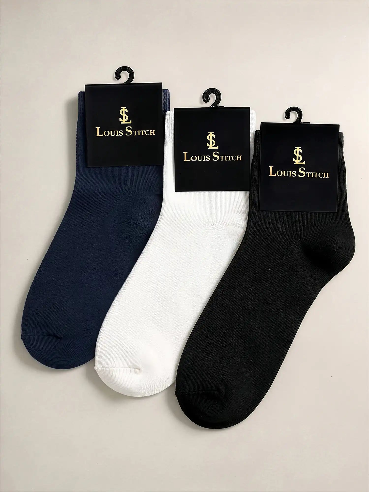 Men's Breathable & Durable Cotton Blend Comfort Ankle Socks Pack of 3