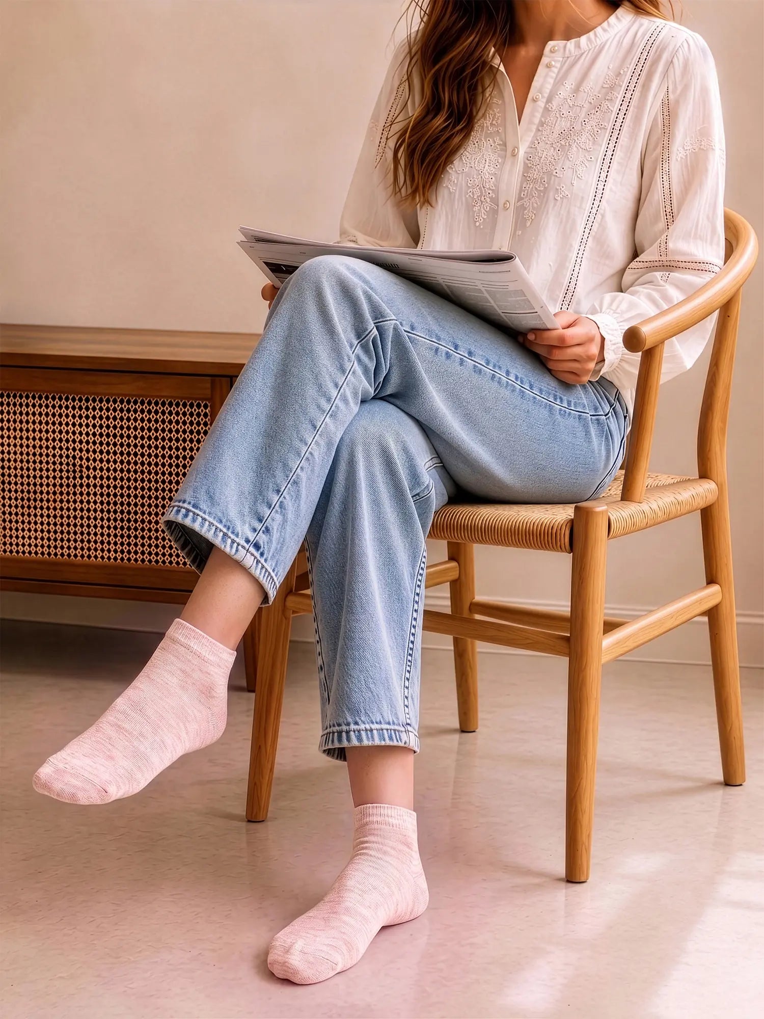 Women's Comfort Ankle Socks Pack of 4
