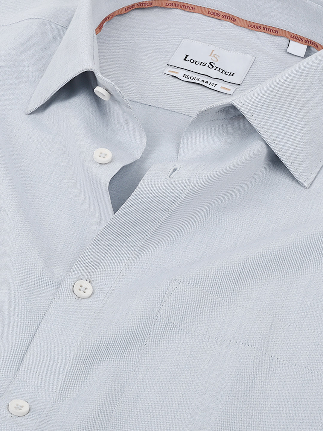 Men's Charcoal Grey Full Sleeves Regular Fit Formal Shirt