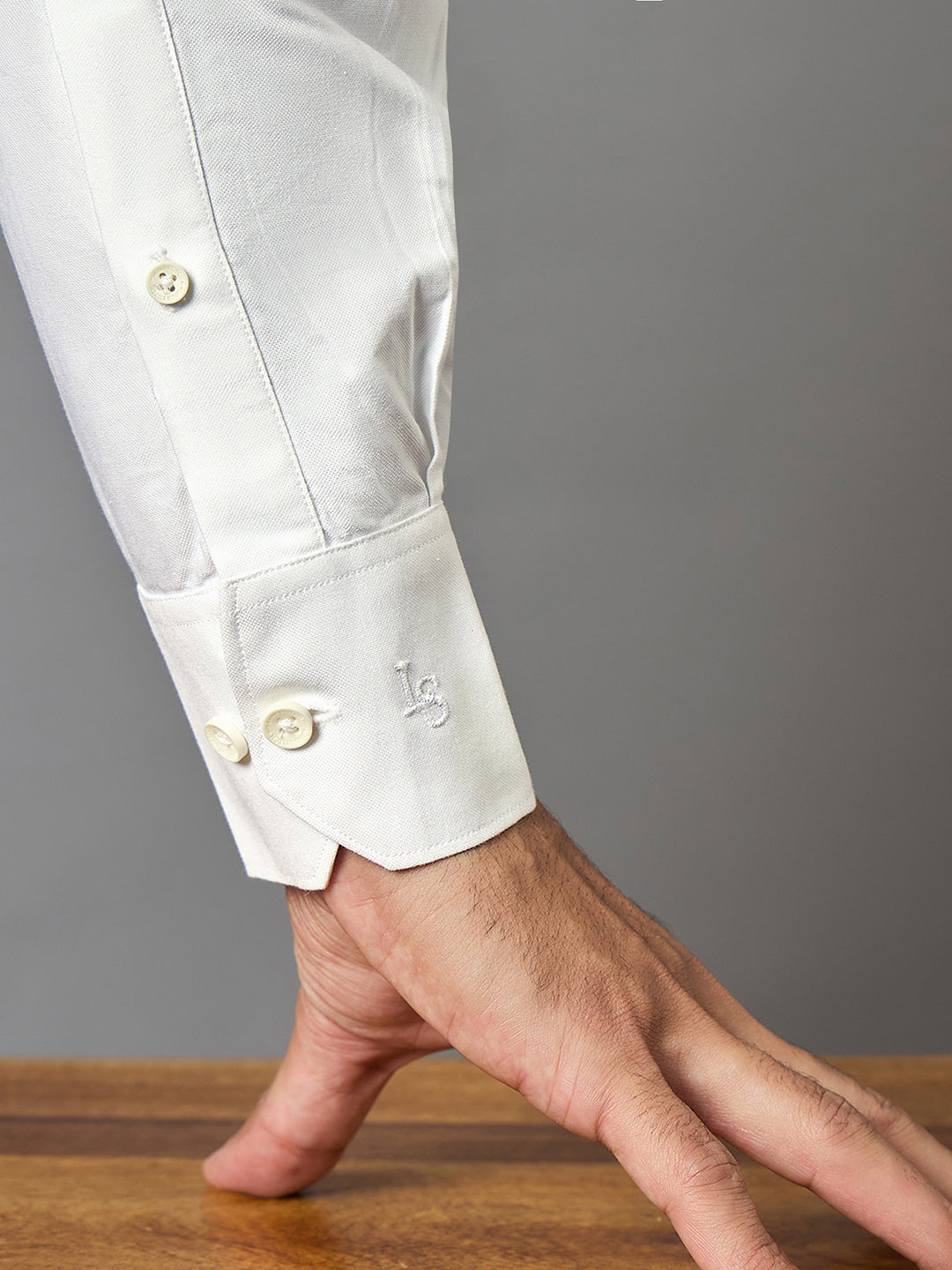 Men's Oxford White Full Sleeves Regular Fit Formal Shirt