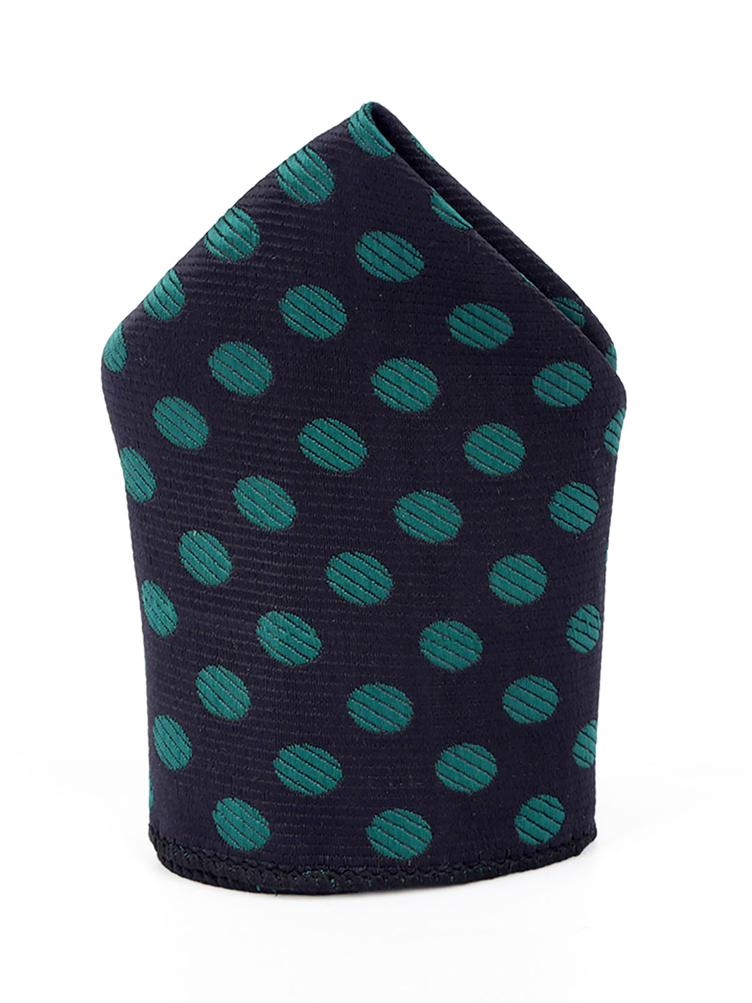 Dark Green Luxury Italian Silk Necktie Set Pocket Square Golden Tiepin
