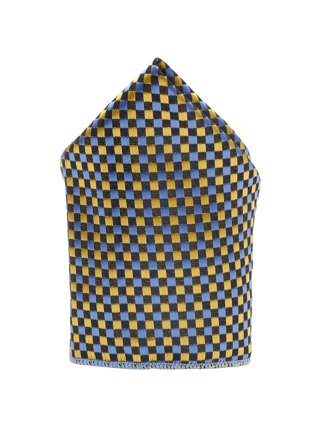 Canary Yellow Italian Silk Necktie Set Pocket Square Golden Tiepin