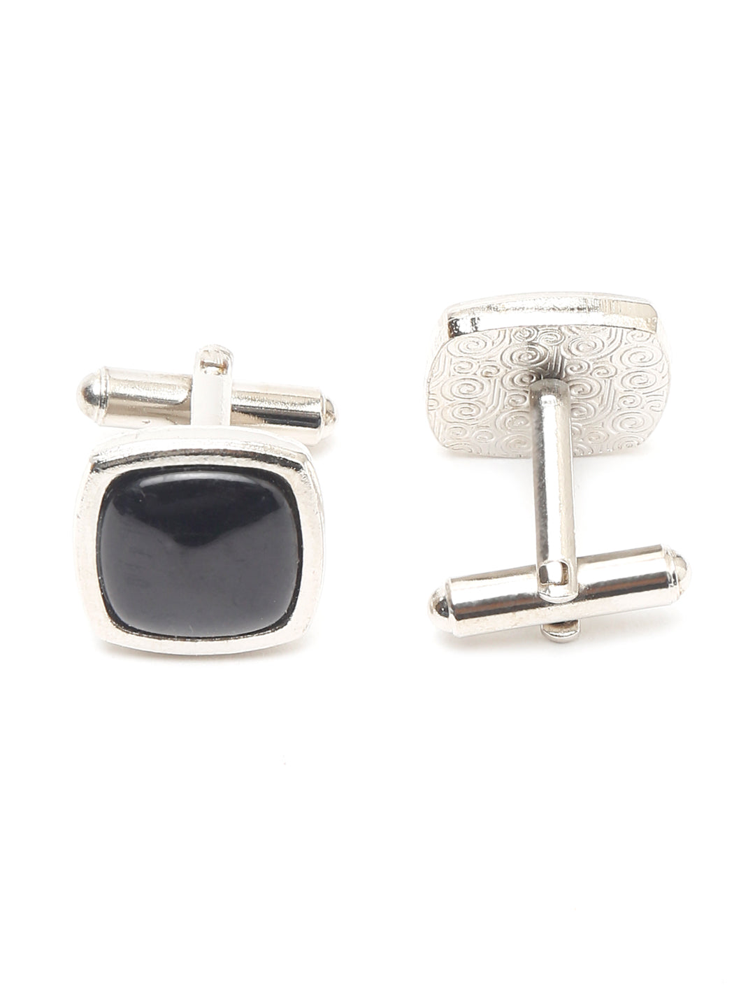 Seaweed Green Italian Silk Necktie Set Pocket Square Chrome Tiepin cufflinks and Brooch