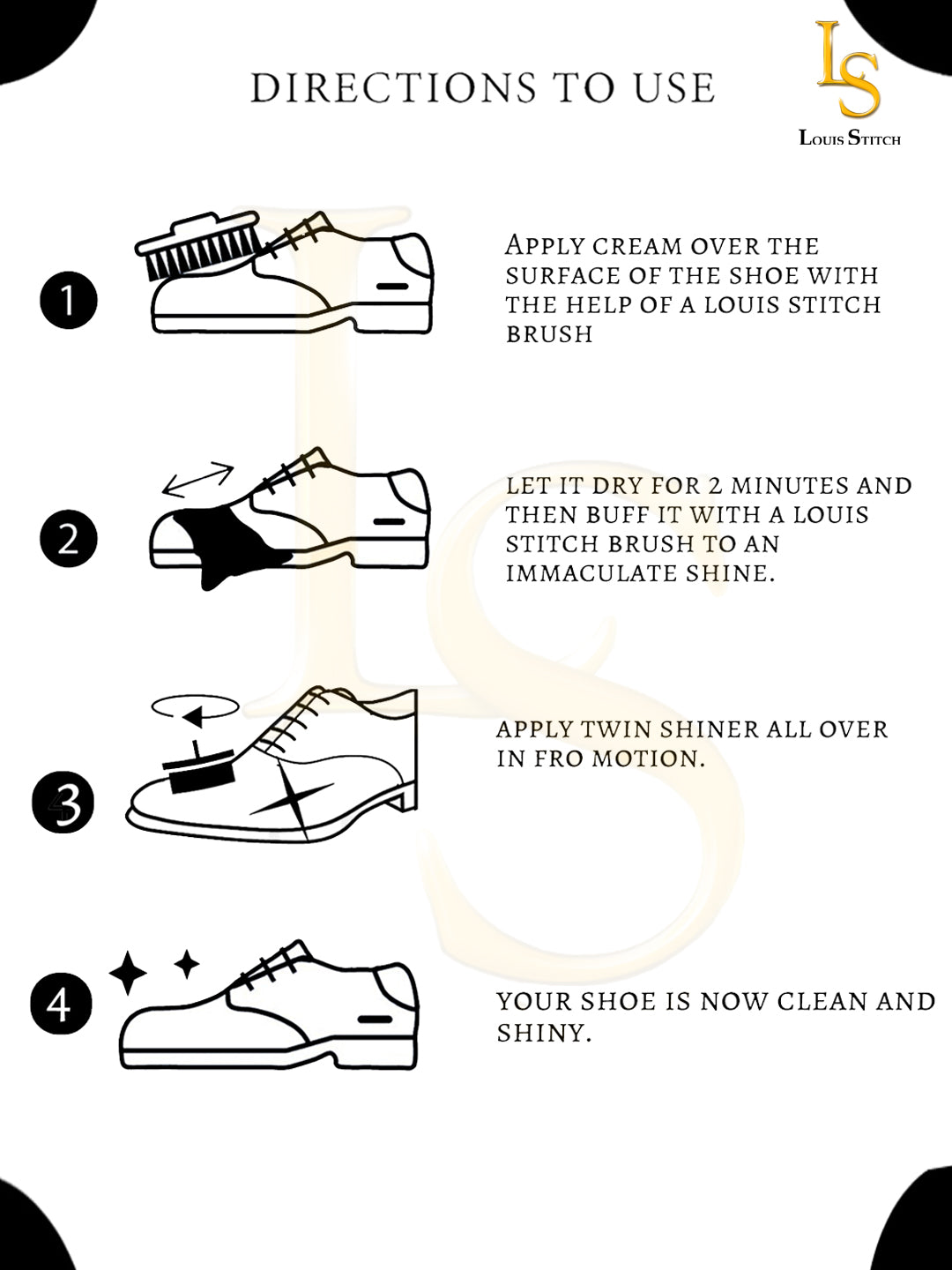 Shoe Twin Shiner And Shoe Cream with Applicator For Leather Items