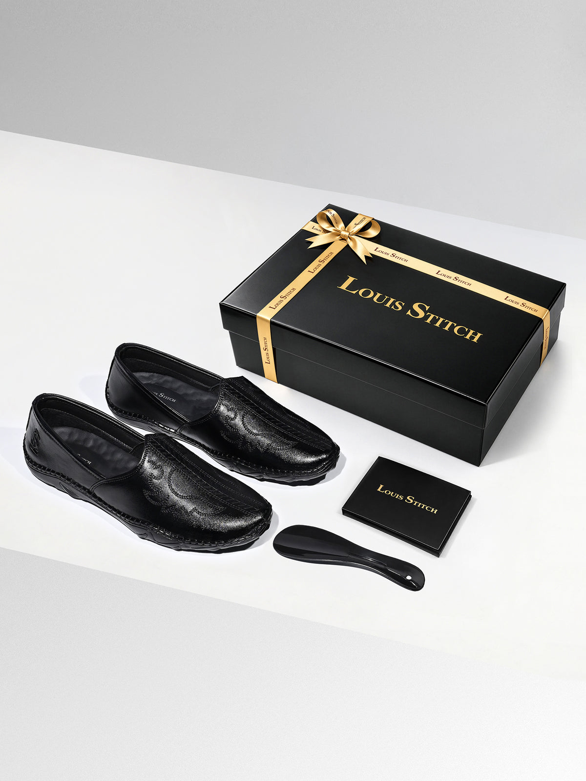 Jet Black Ethnic Slip-On Texture Nagra Juti and Mojari
