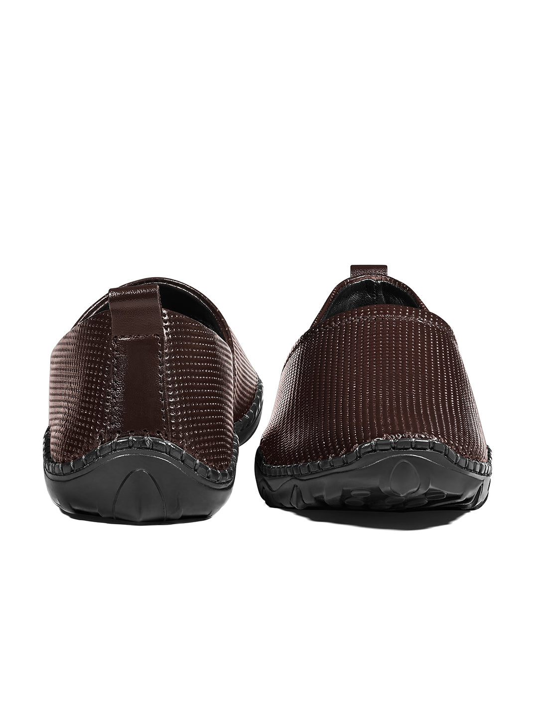 Brunette Brown Genuine Leather Ultra Lightweight Nagra Jutis and Mojaris