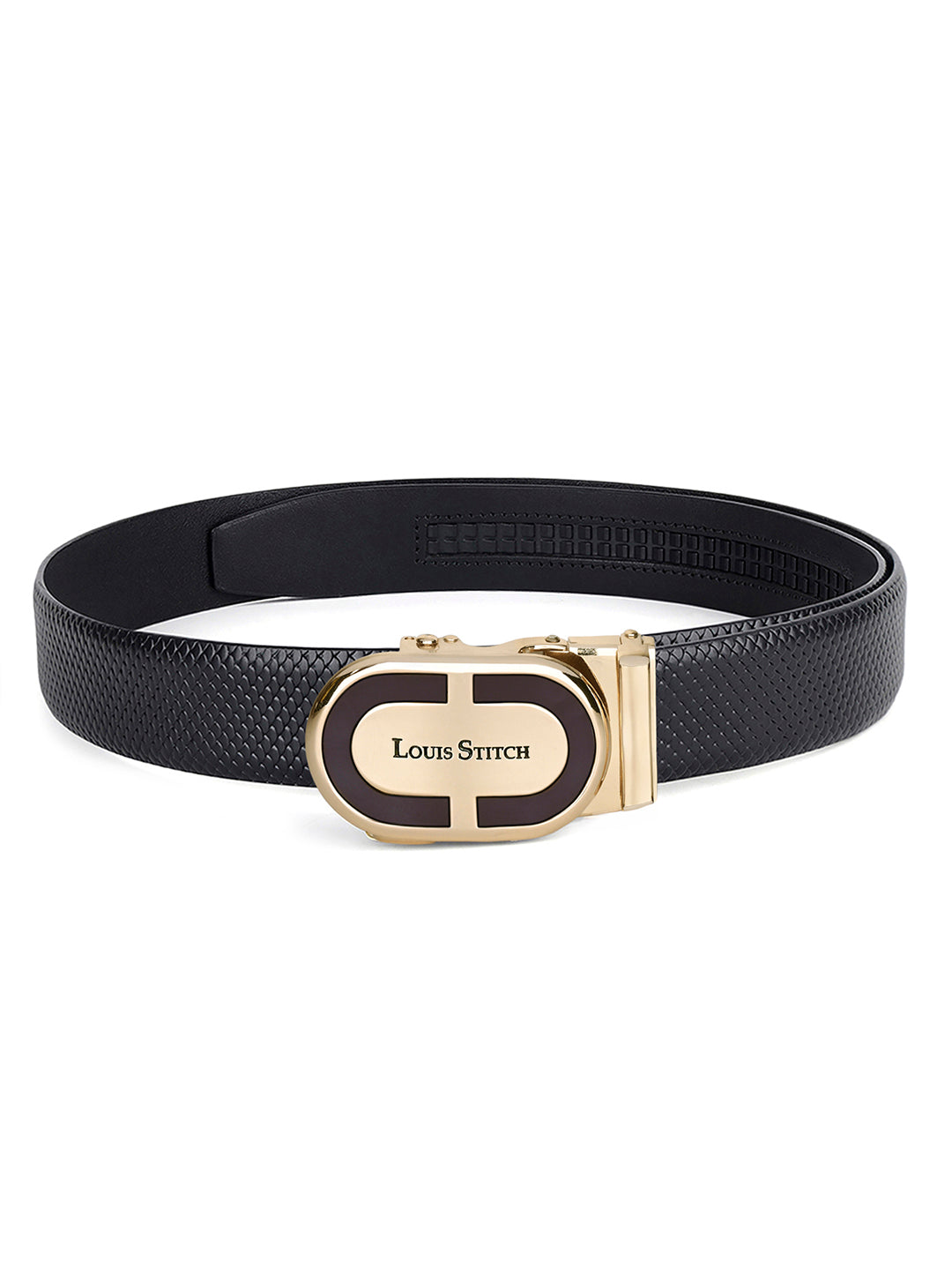 Handcrafted Italian Leather Auto Lock Formal Belt For Men