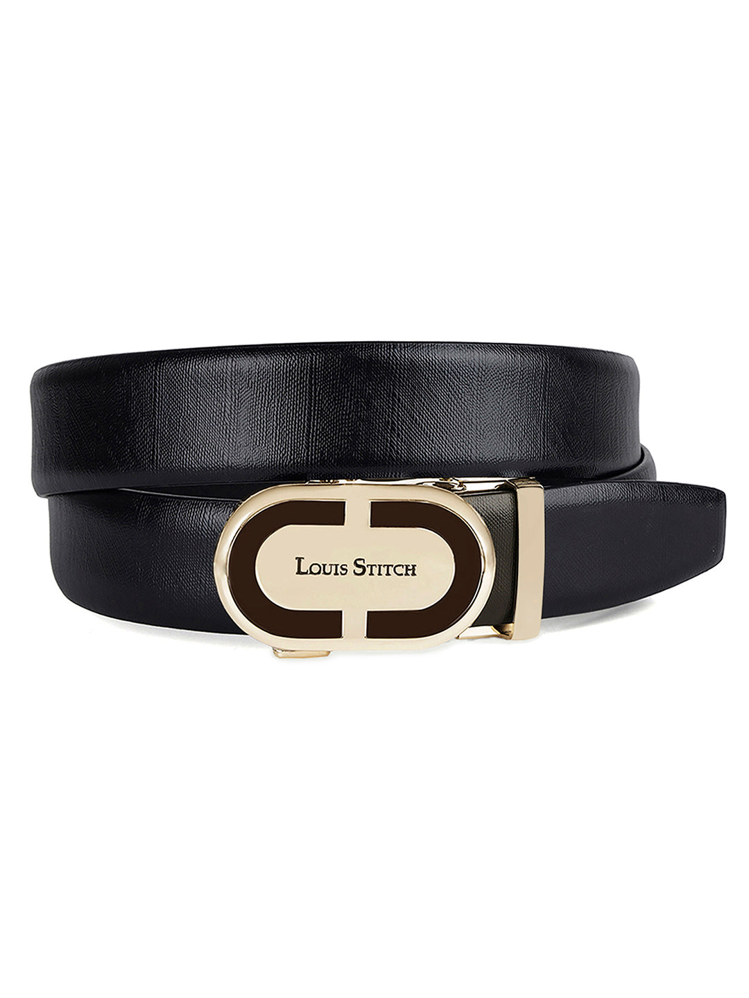 Handcrafted Italian Leather Auto Lock Formal Belt For Men