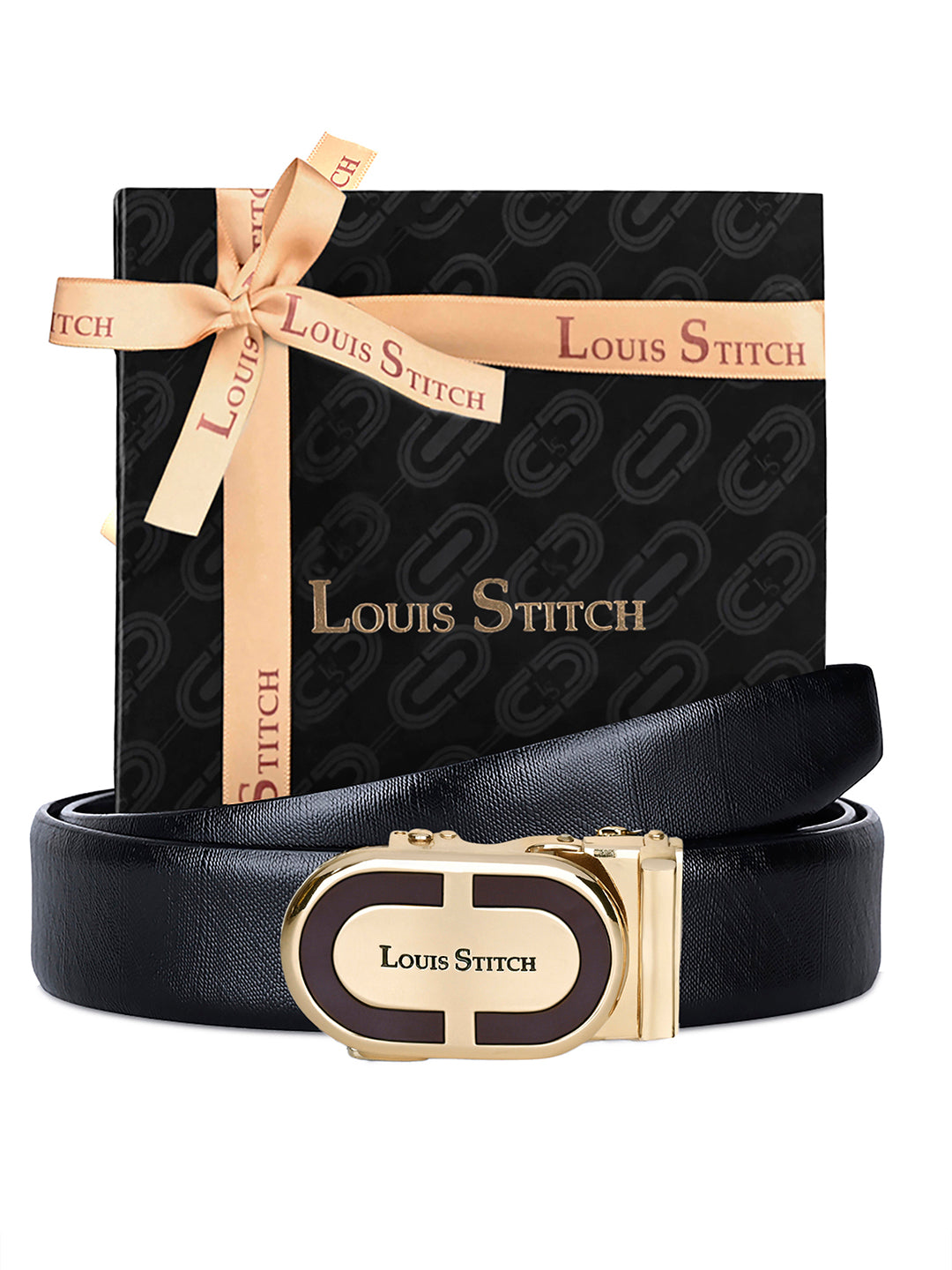 Handcrafted Italian Leather Auto Lock Formal Belt For Men