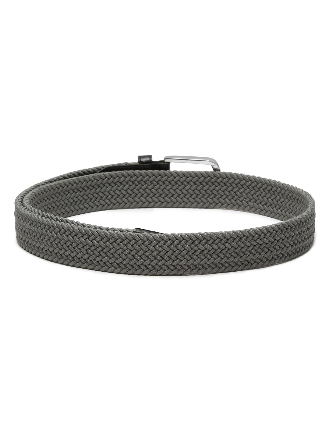 LOUIS STITCH Men's Braided Elastic Stretch Belt