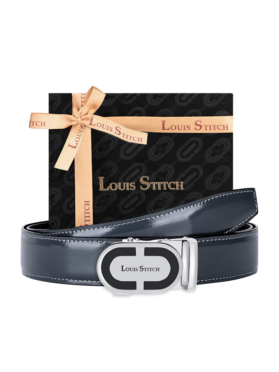 Handcrafted Leather Auto Lock Formal Belt For Men