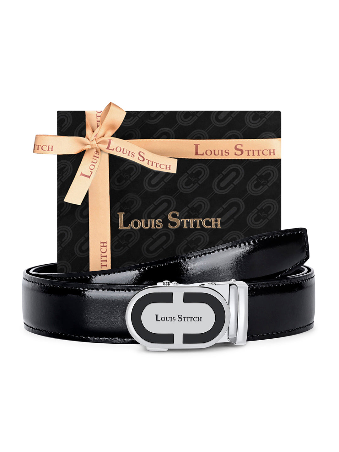 Handcrafted Leather Auto Lock Formal Belt For Men