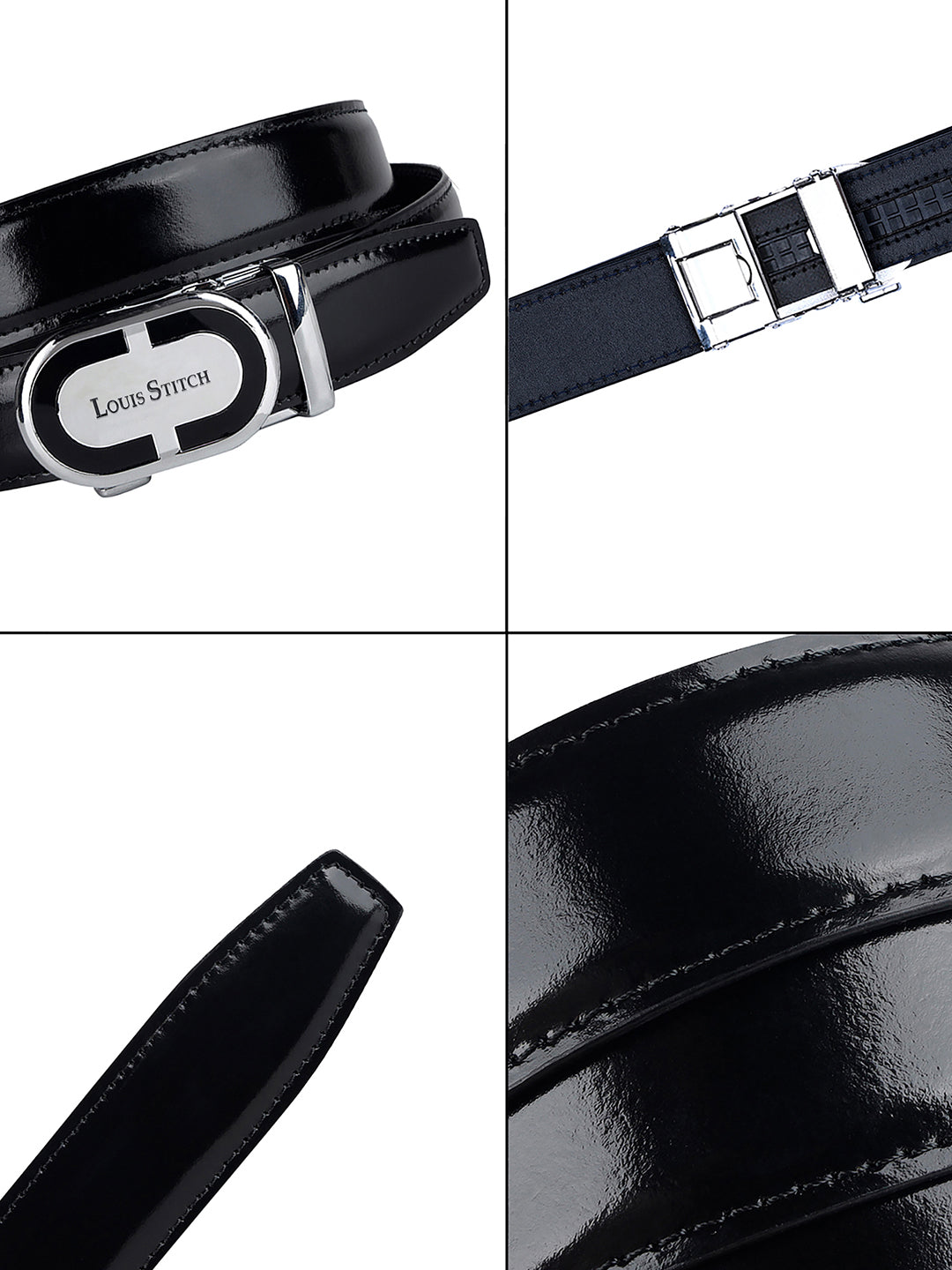 Handcrafted Leather Auto Lock Formal Belt For Men