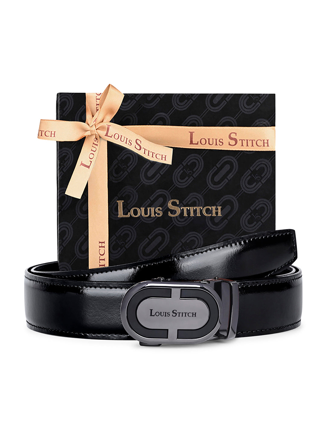 Handcrafted Leather Auto Lock Formal Belt For Men