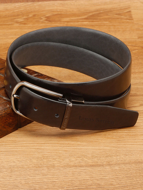 Handcrafted Spanish Leather Reversible Belt For Men