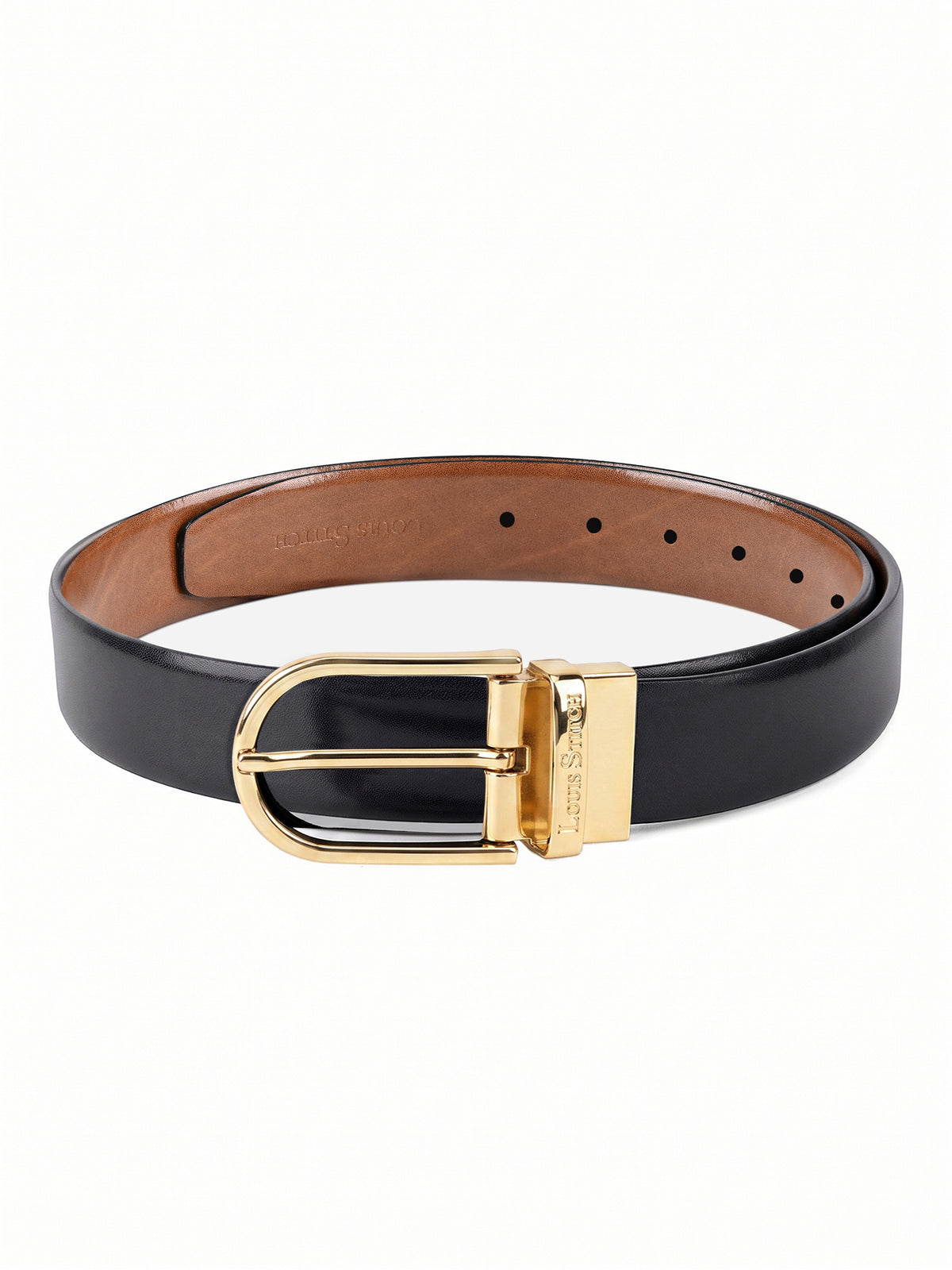 Handcrafted Spanish Leather Reversible Belt For Men