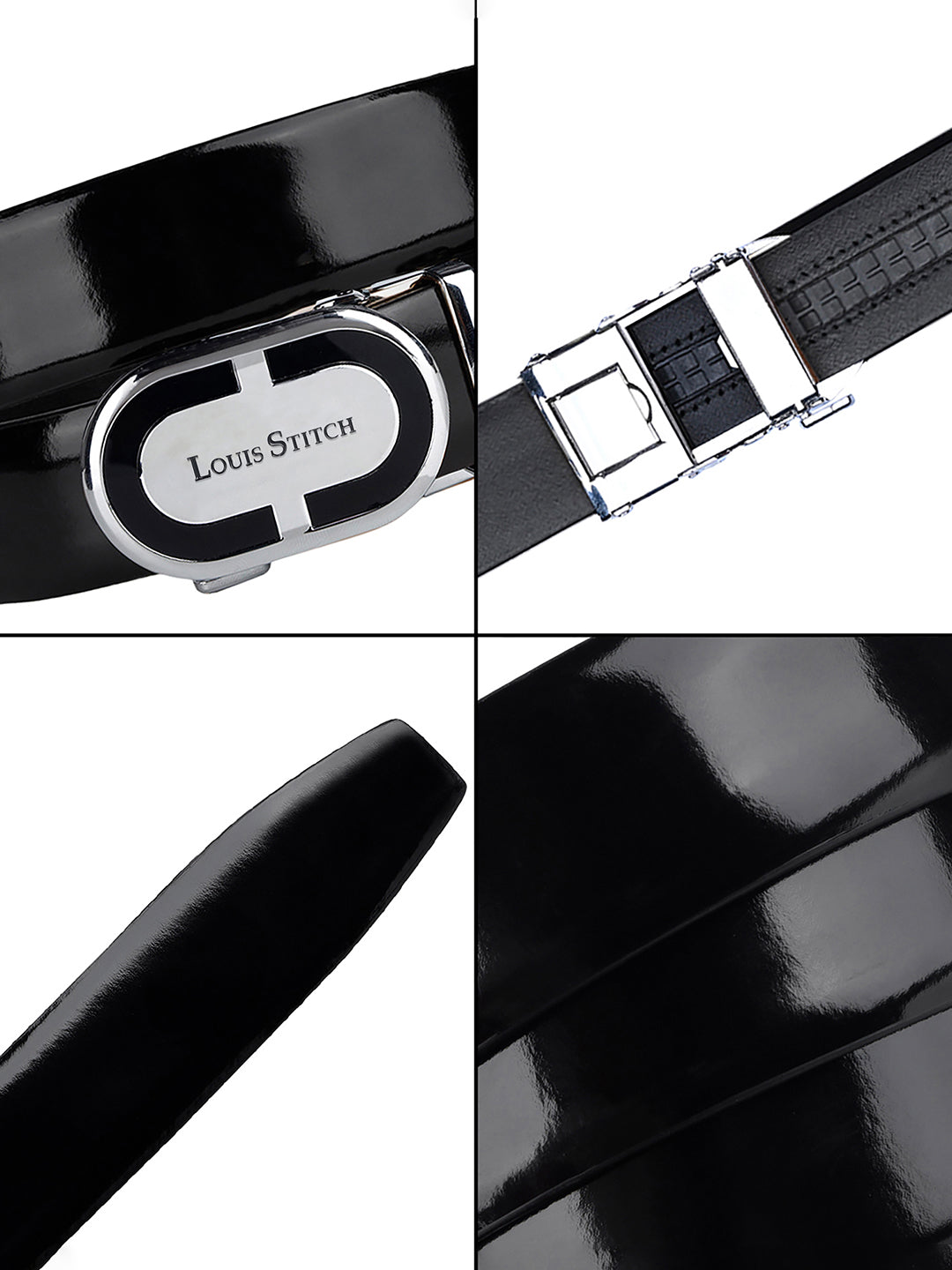 Handcrafted Leather Auto Lock Formal Belt For Men