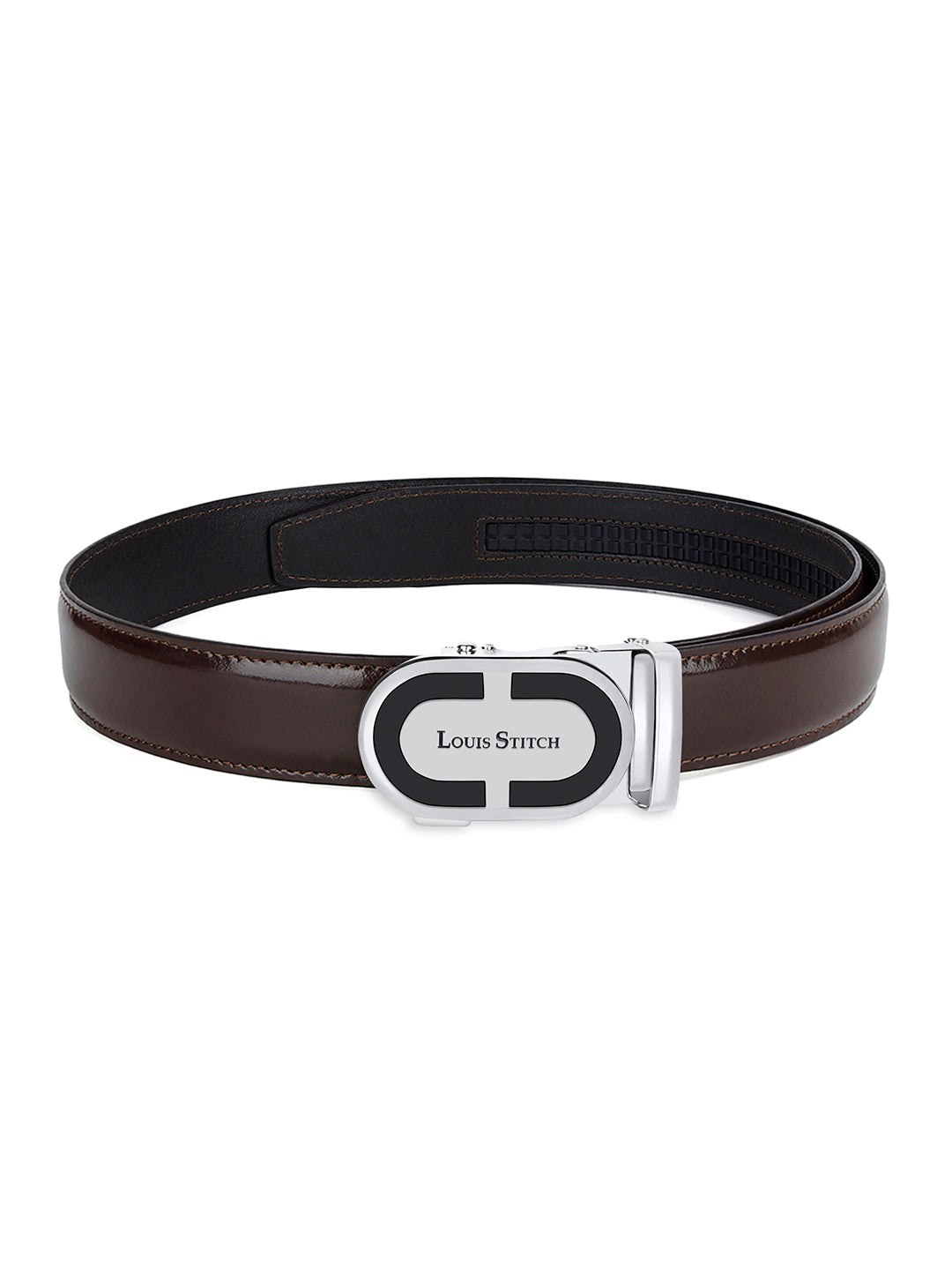 Handcrafted Leather Auto Lock Formal Belt For Men