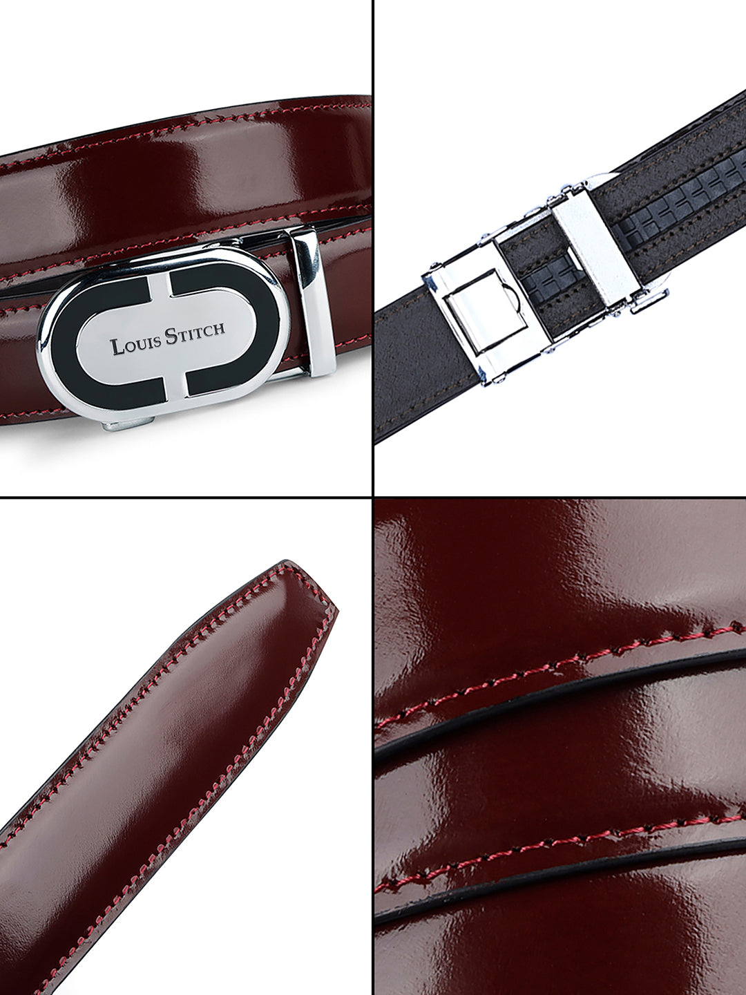 Handcrafted Leather Auto Lock Formal Belt For Men
