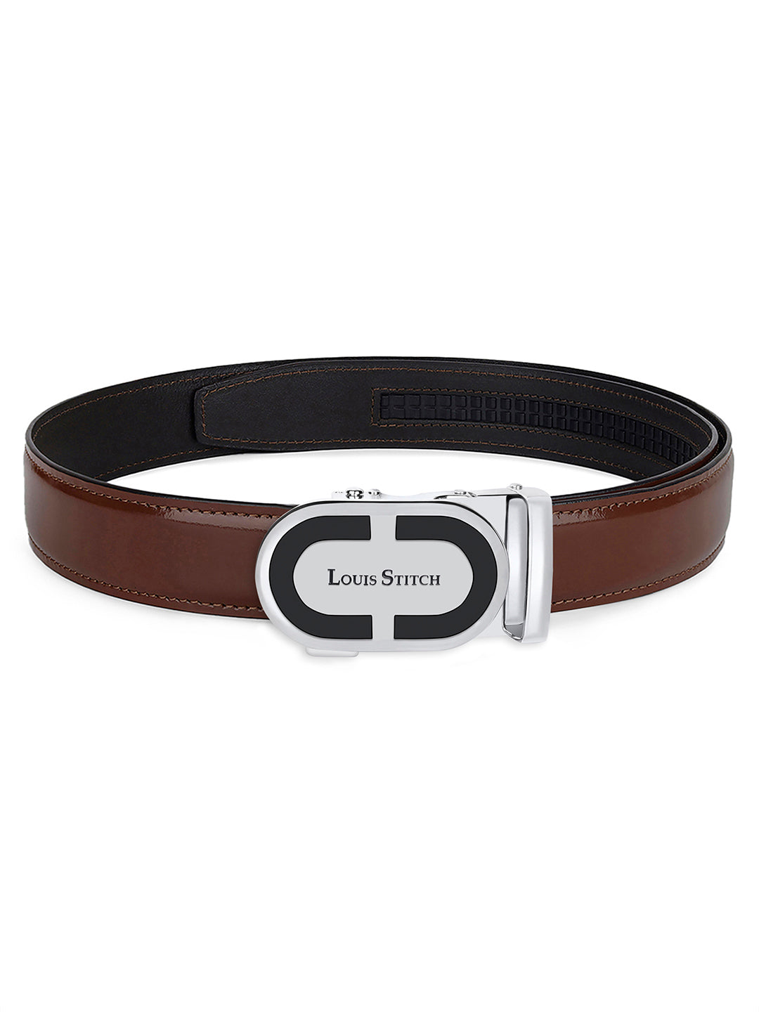 Handcrafted Leather Auto Lock Formal Belt For Men
