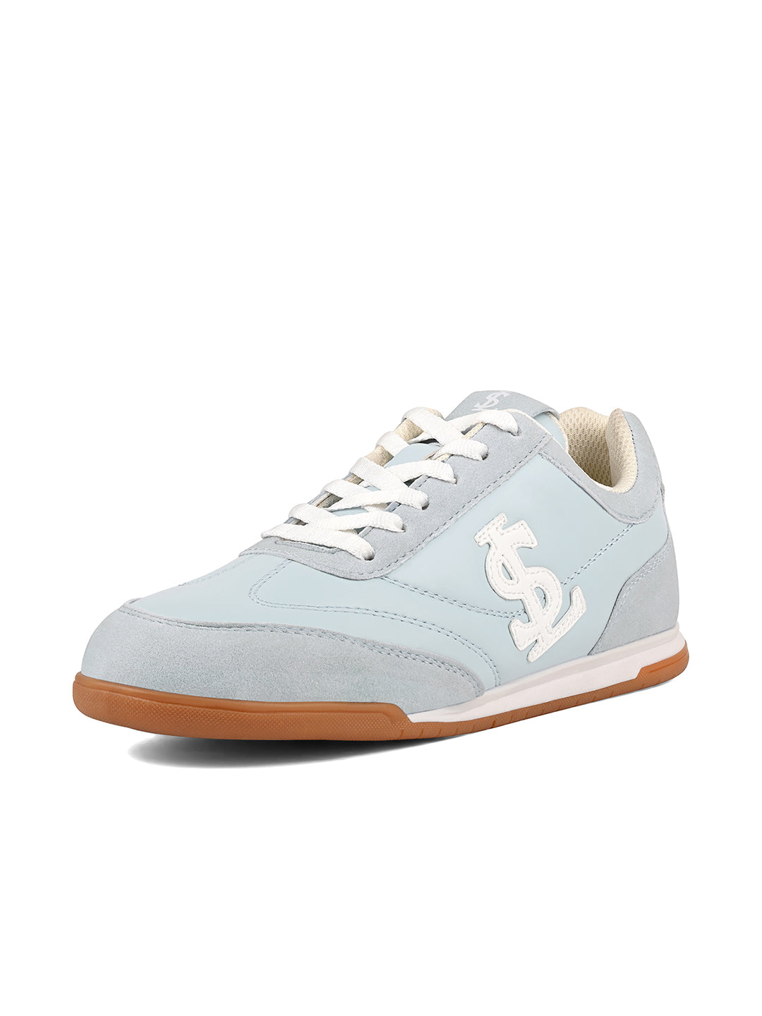 Women's Sky Blue Lightweight and Comfortable Casual Lace-Up Sneakers