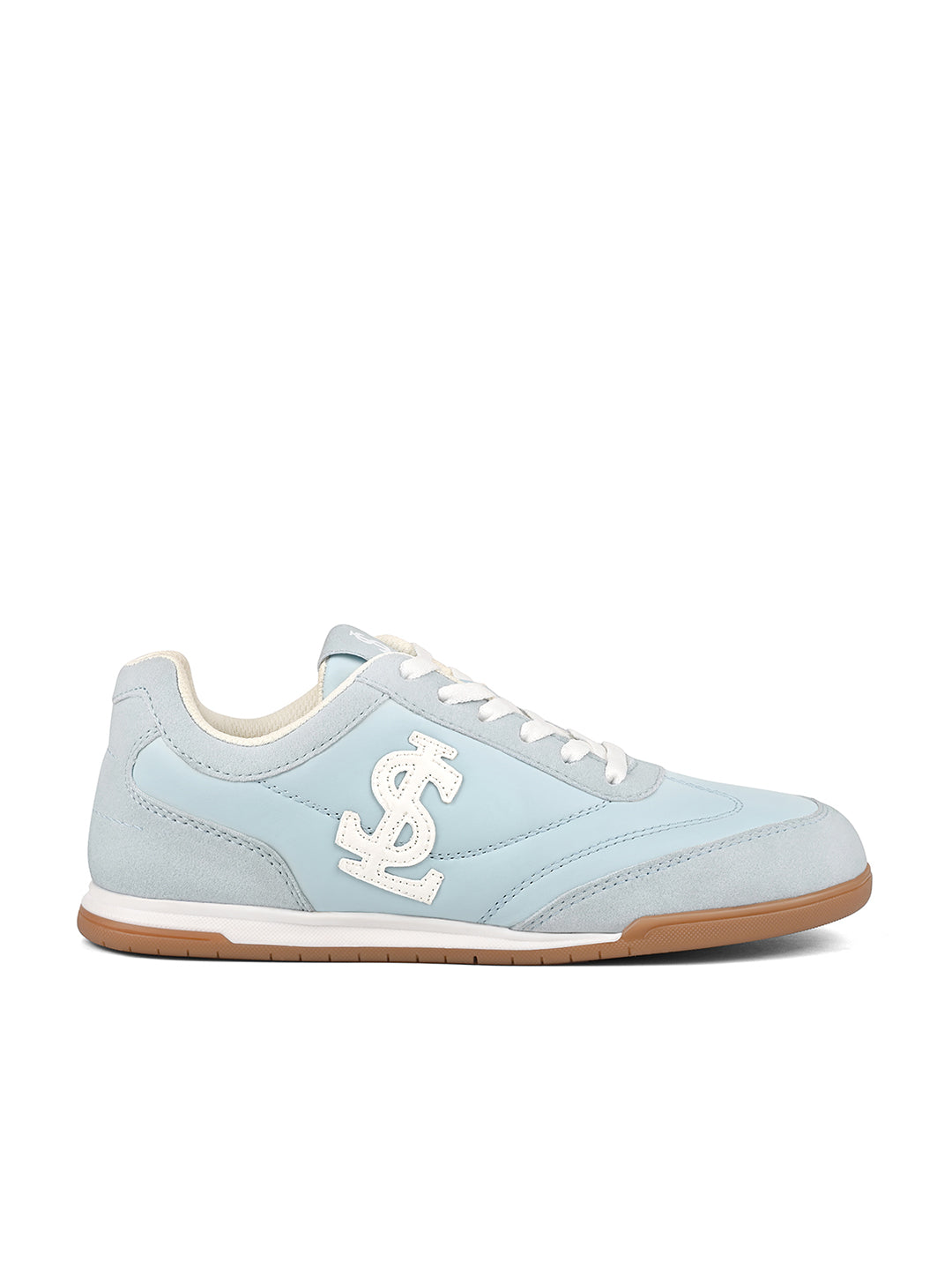 Women's Sky Blue Lightweight and Comfortable Casual Lace-Up Sneakers