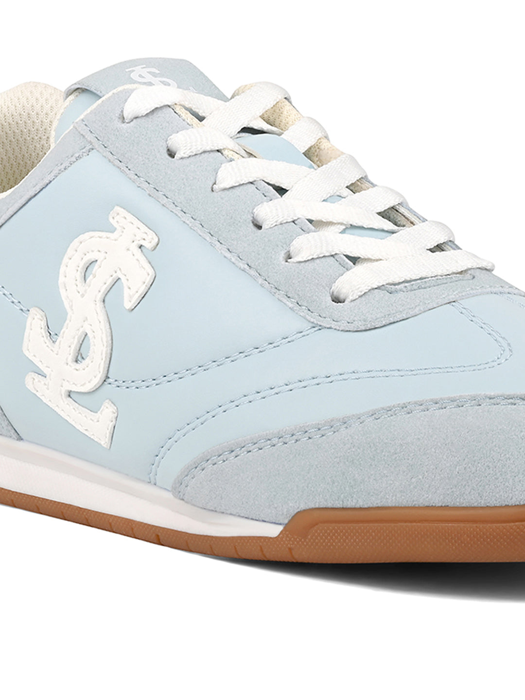 Women's Sky Blue Lightweight and Comfortable Casual Lace-Up Sneakers