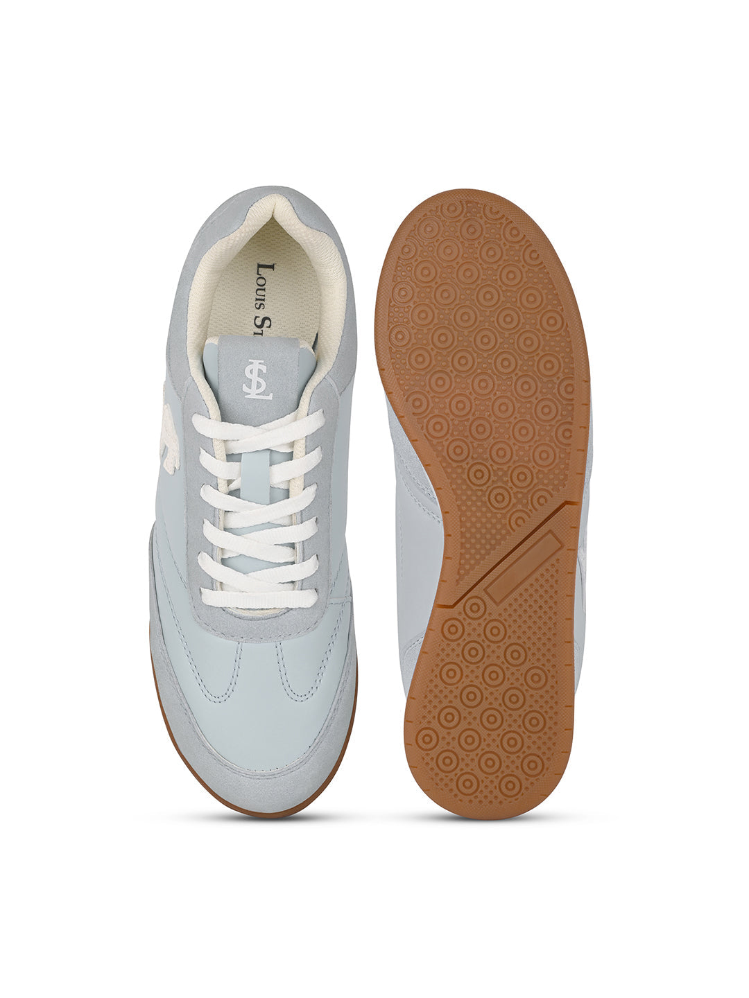 Women's Sky Blue Lightweight and Comfortable Casual Lace-Up Sneakers