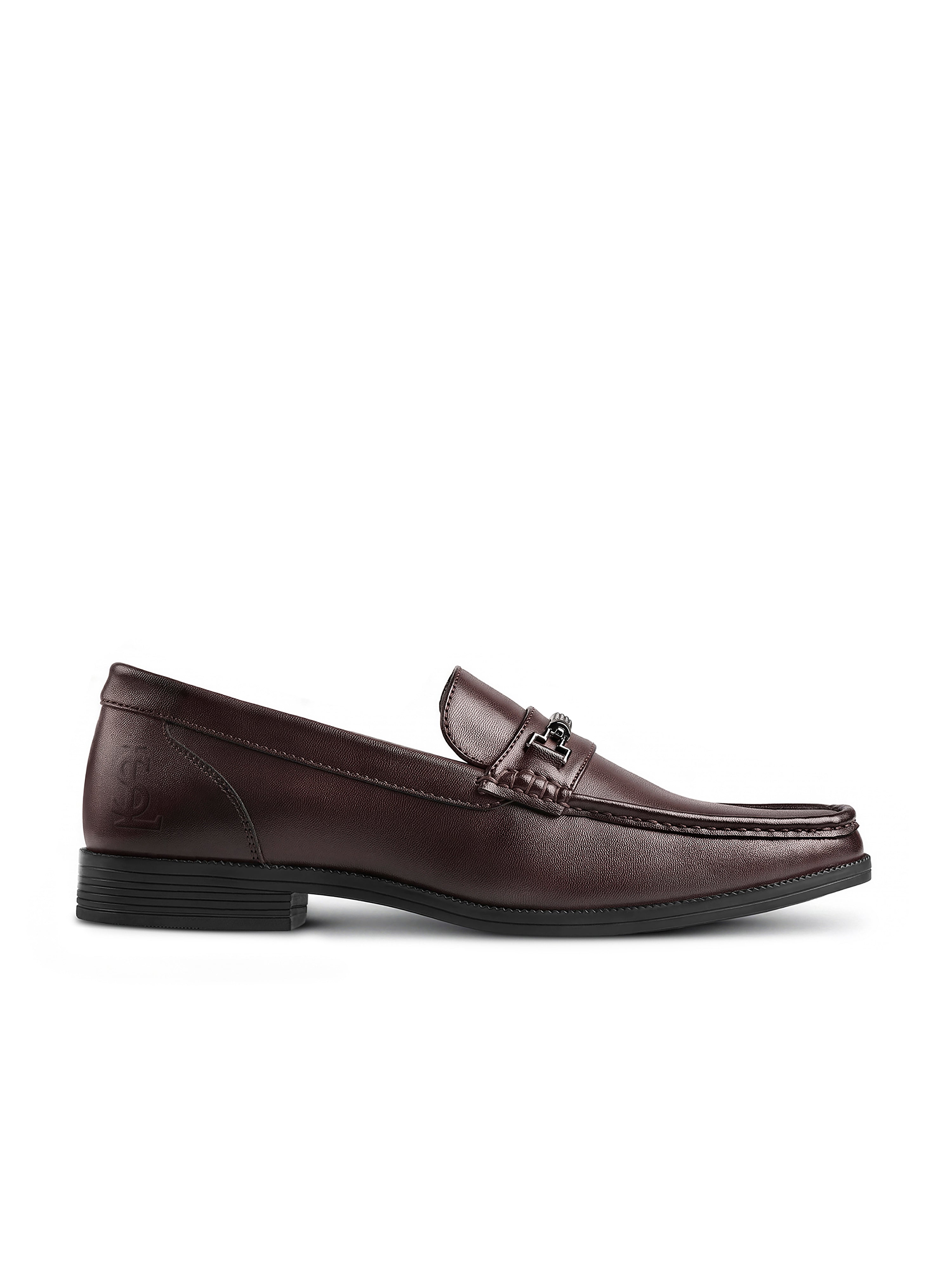 Brunette Brown Formal Slip-On Driving Loafers