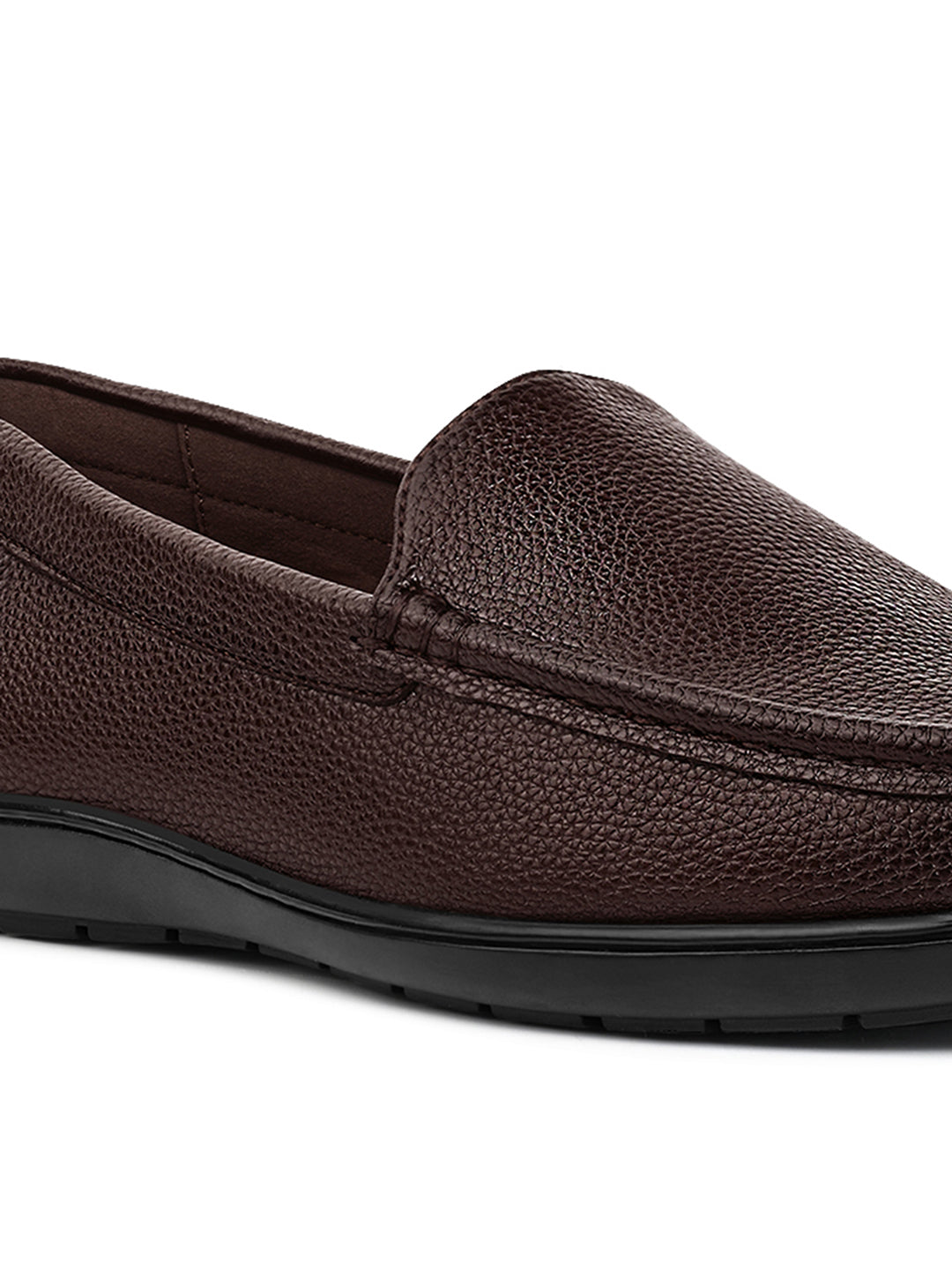 Brunette Brown Ultra Lightweight Slip-On Formal Loafers