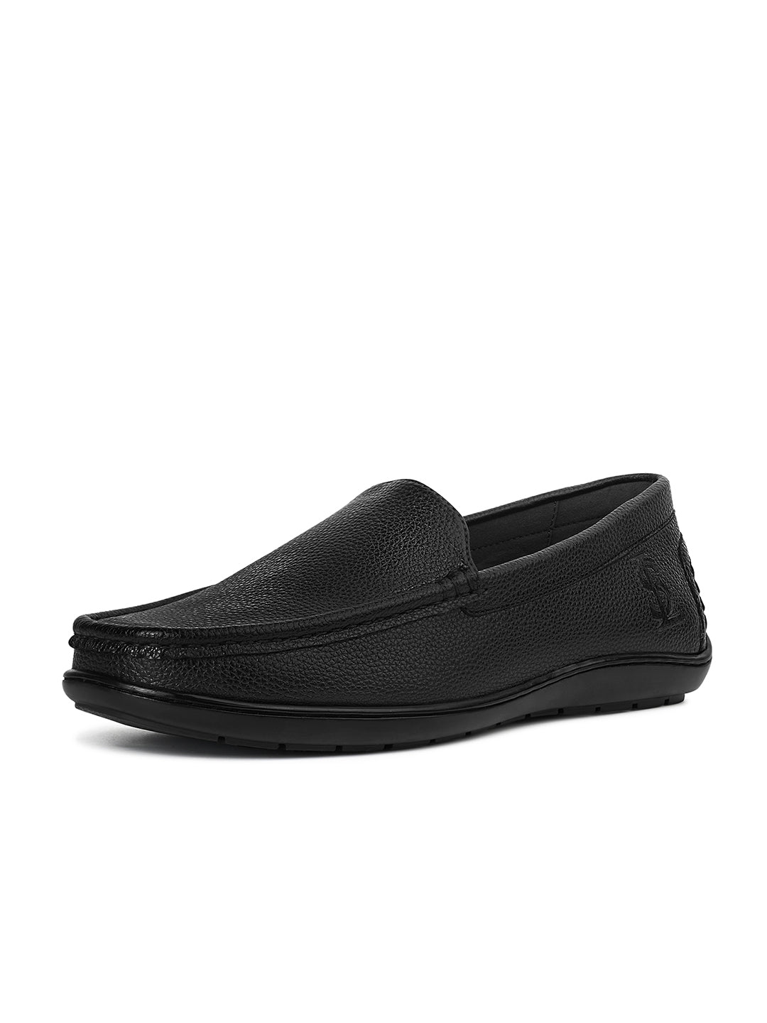 Raven Black Ultra Lightweight Slip-On Formal Loafers