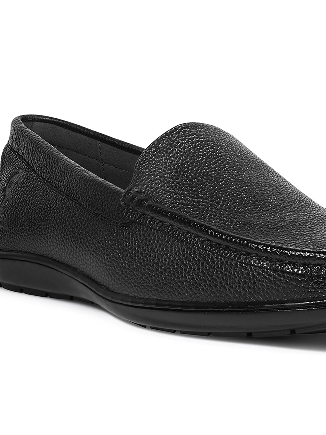 Raven Black Ultra Lightweight Slip-On Formal Loafers
