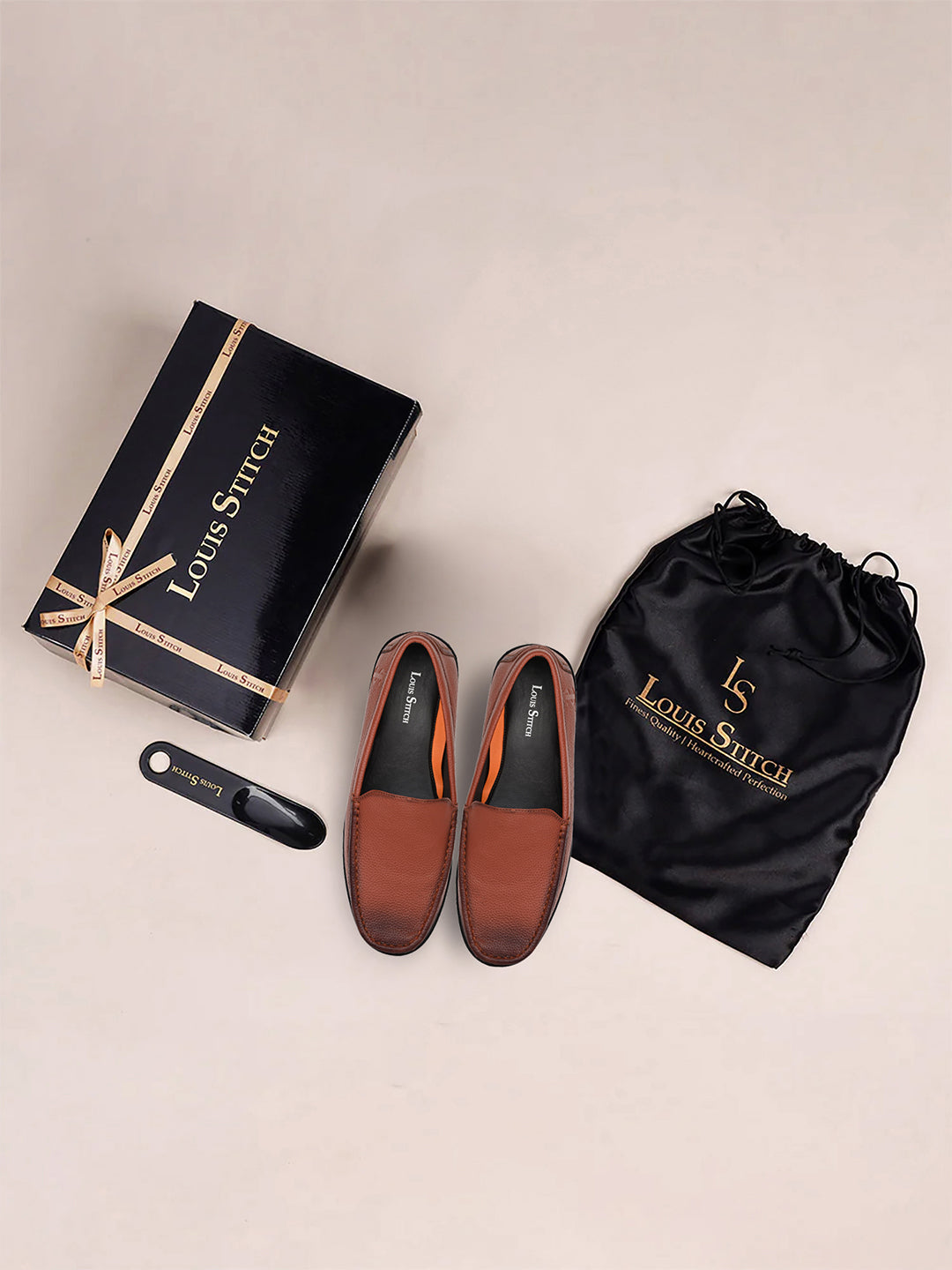 Russet Tan Ultra Lightweight Slip-On Formal Loafers