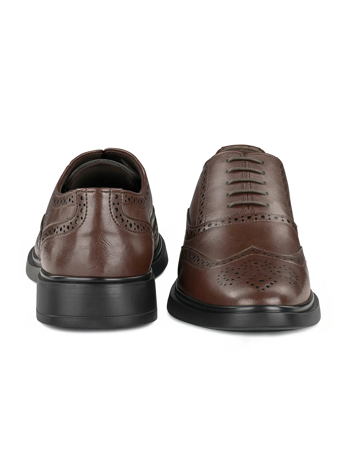 Brunette Brown Formal Brogue Shoes