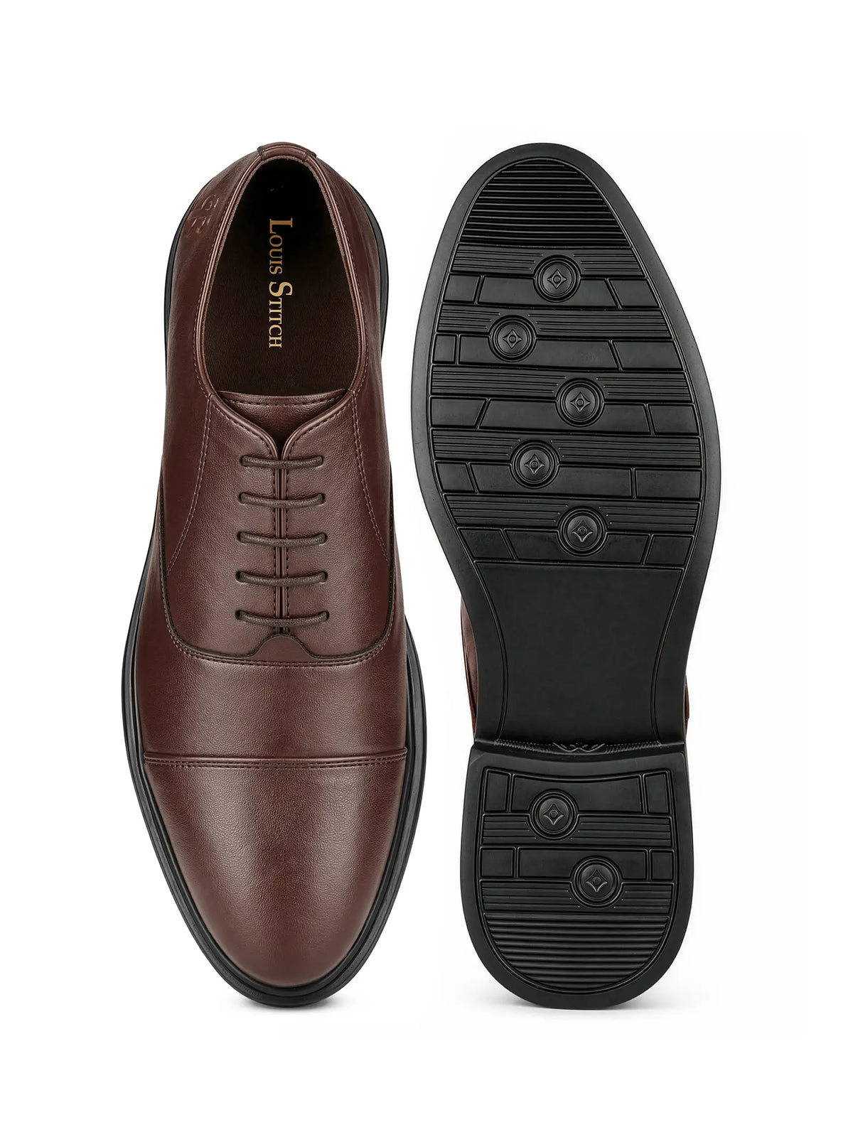 Brunette Brown Comforter Series Formal Derby Shoes