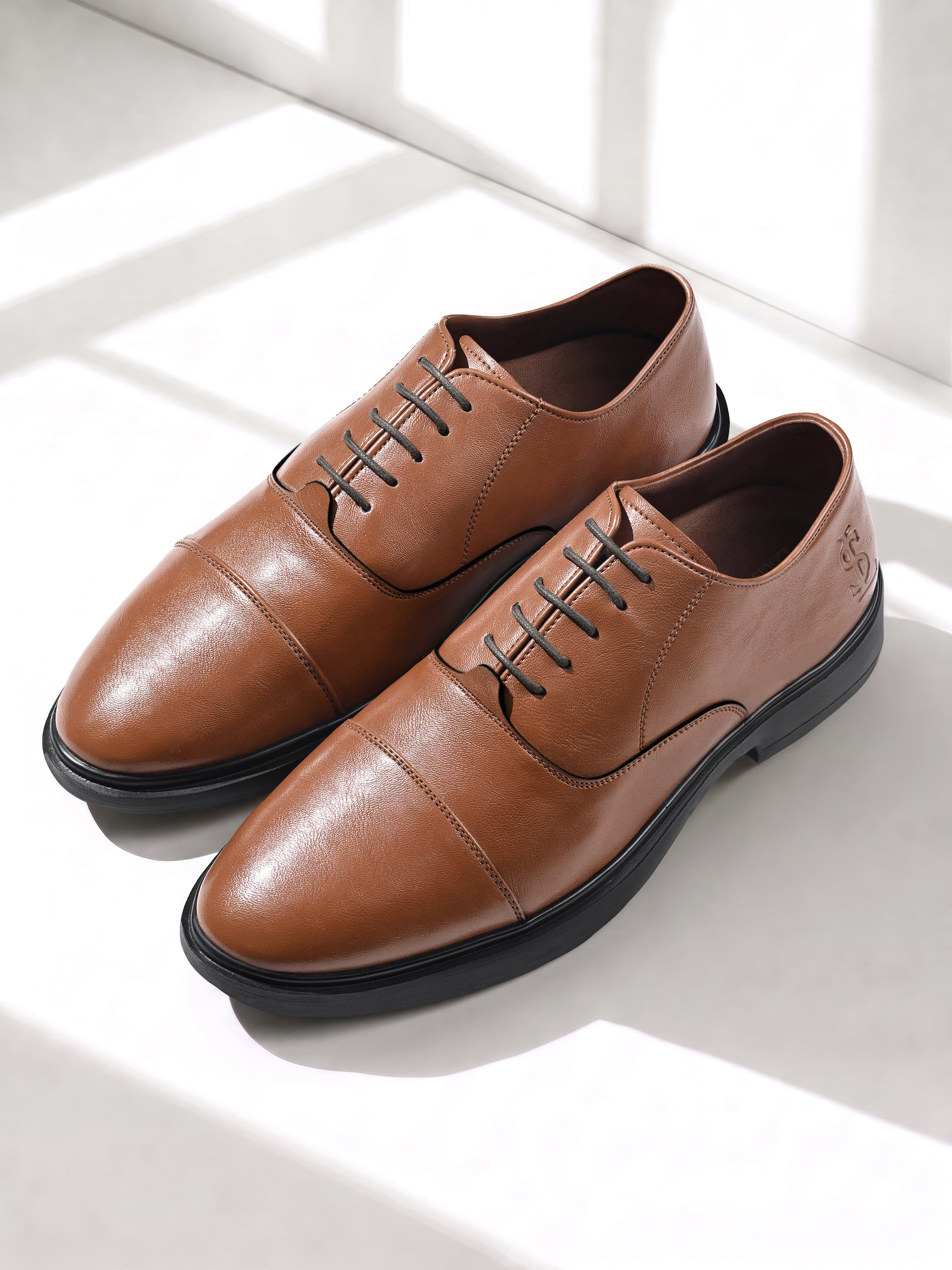 Russet Tan Comforter Series Formal Derby Shoes