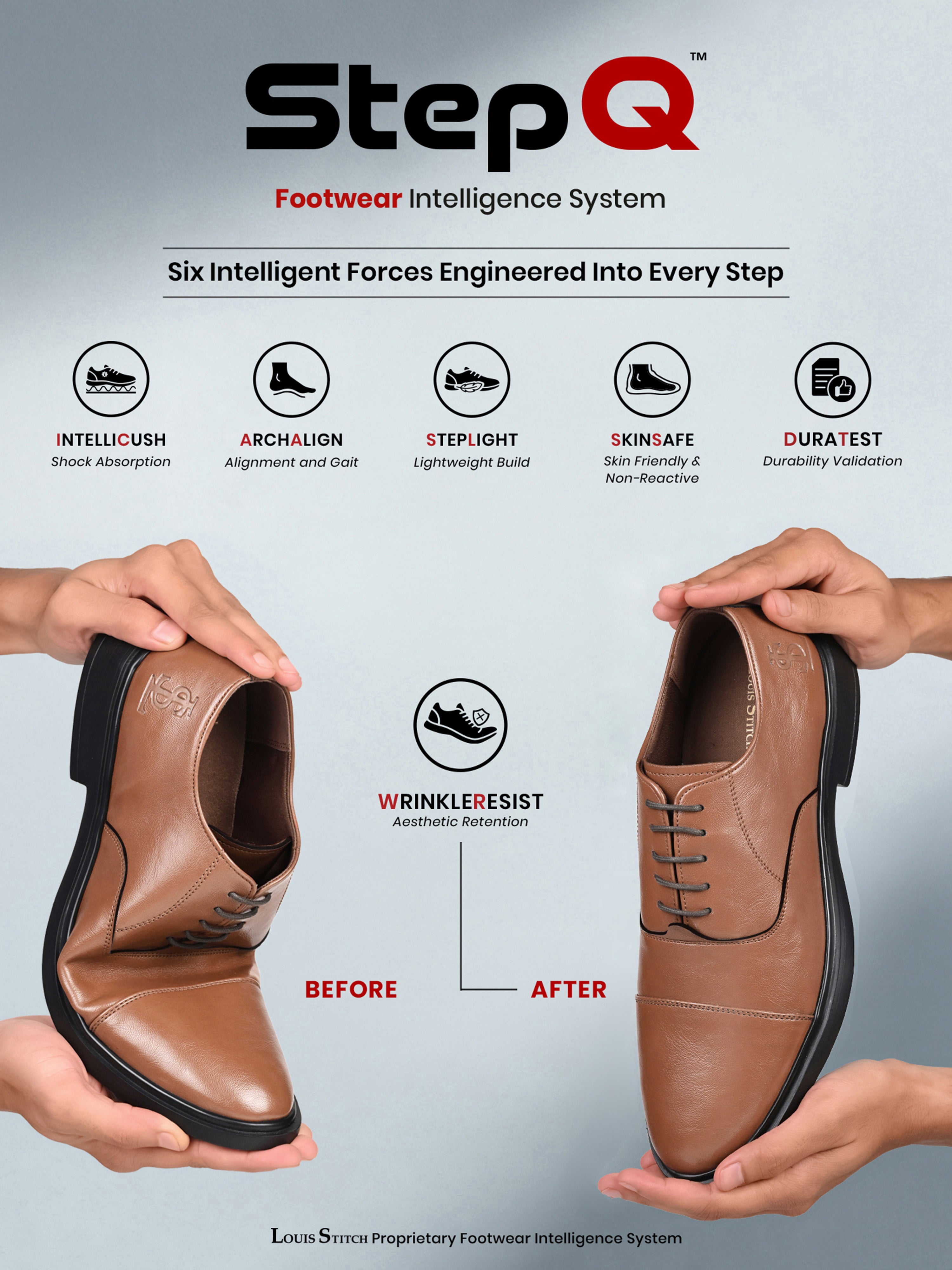 Russet Tan Comforter Series Formal Derby Shoes