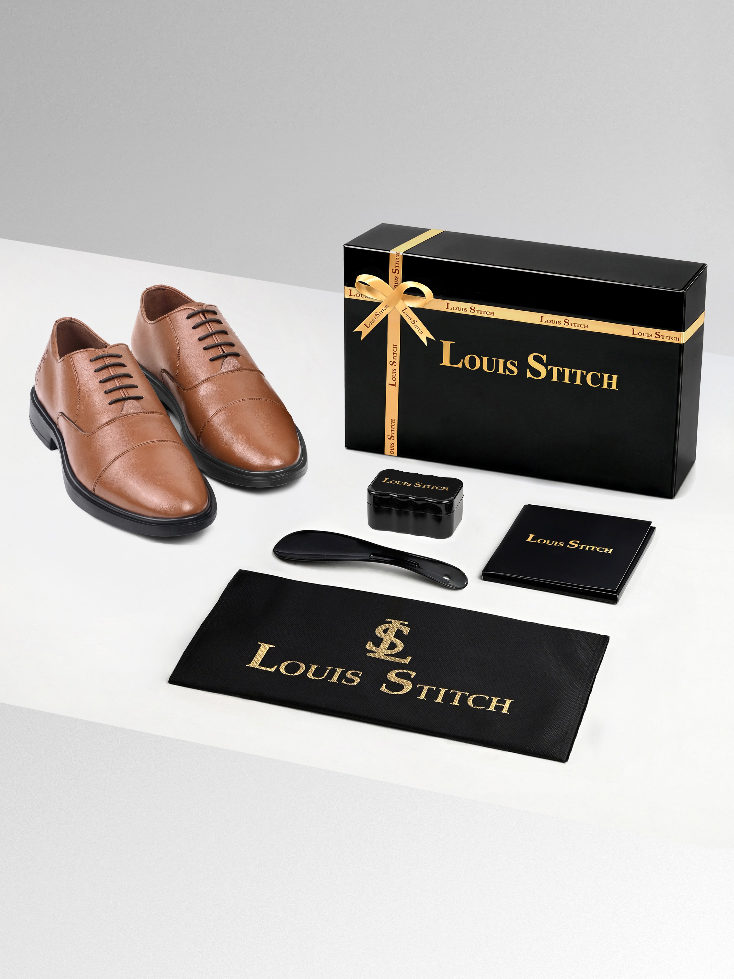 Russet Tan Comforter Series Formal Derby Shoes
