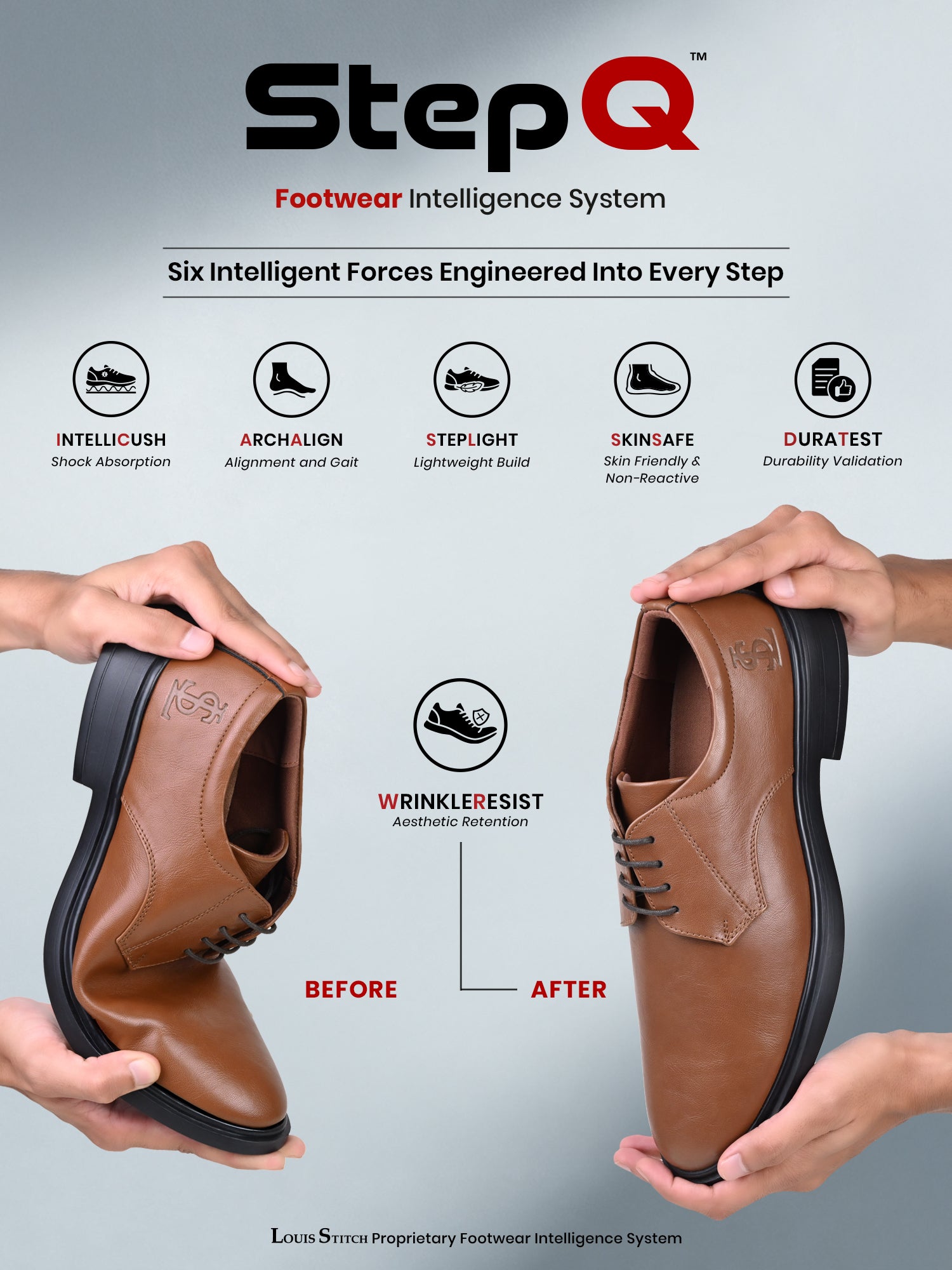 Russet Tan Comforter Series Formal Derby Shoes