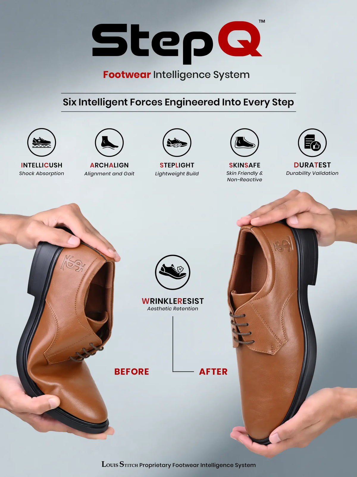 Russet Tan Comforter Series Formal Derby Shoes