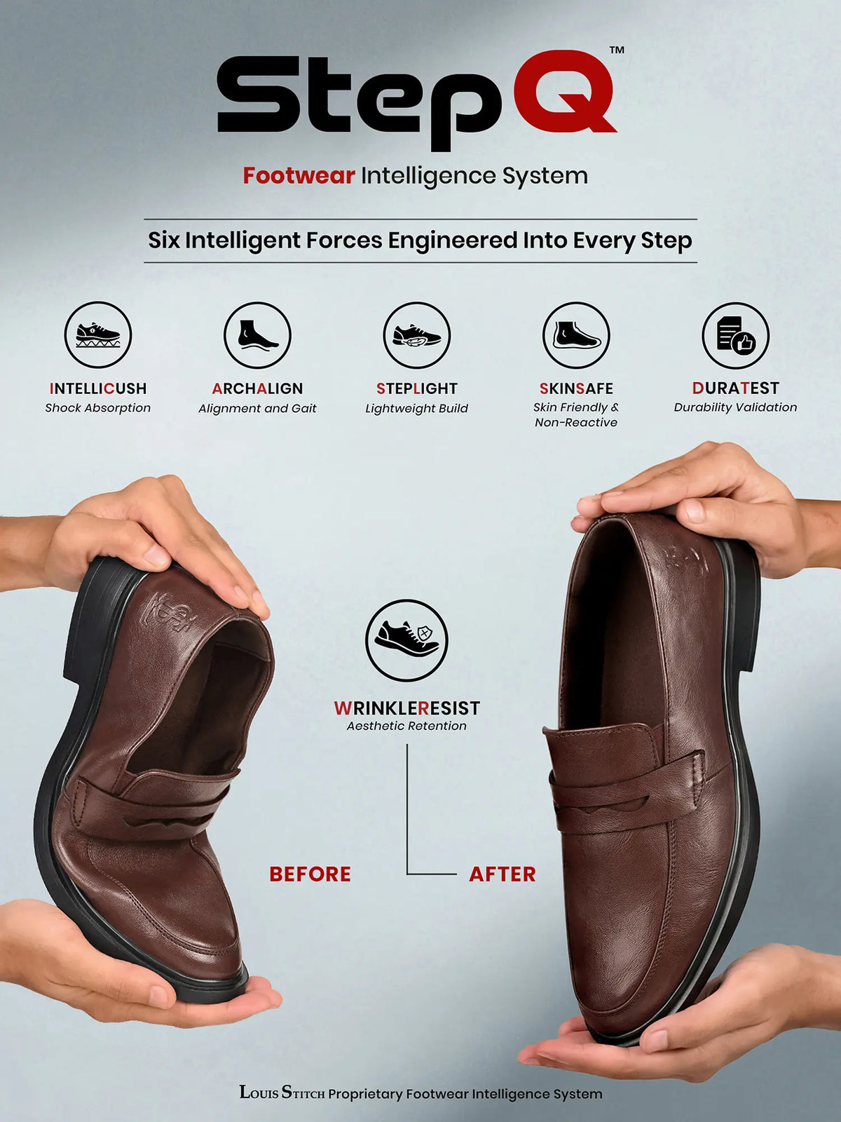 Brunette Brown Comforter Series Formal Slip-On Shoes