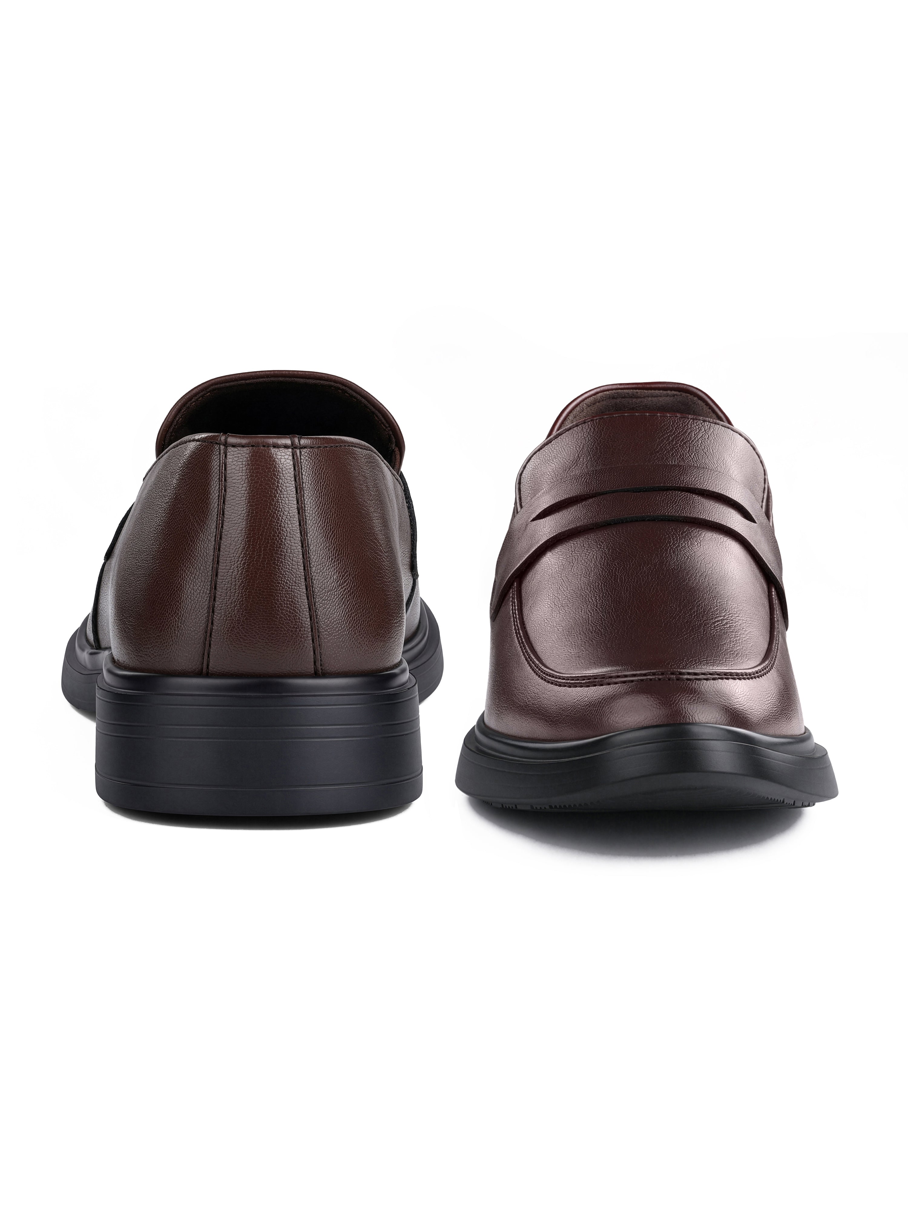 Brunette Brown Comforter Series Formal Slip-On Shoes