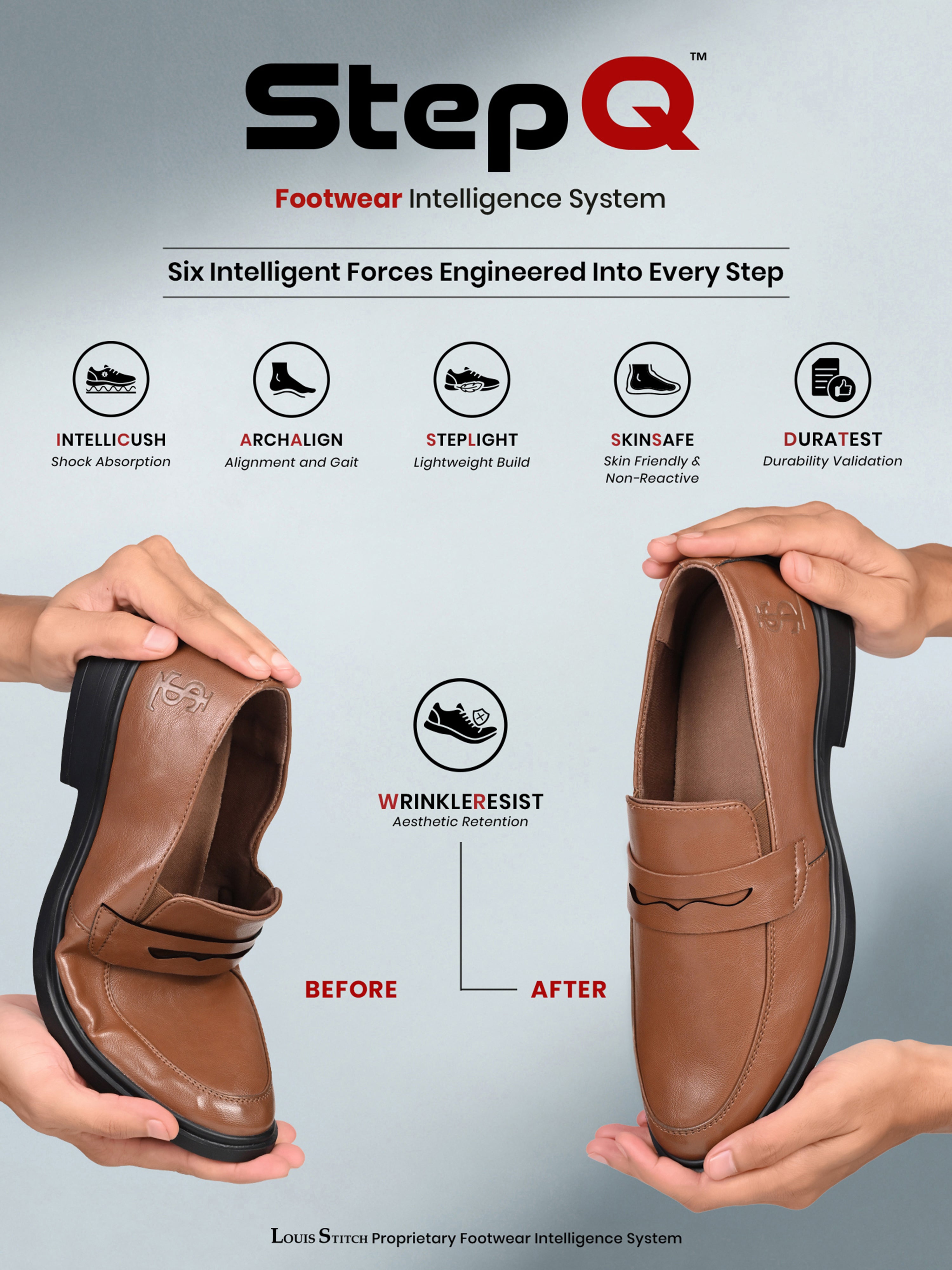Russet Tan Comforter Series Formal Slip-On Shoes
